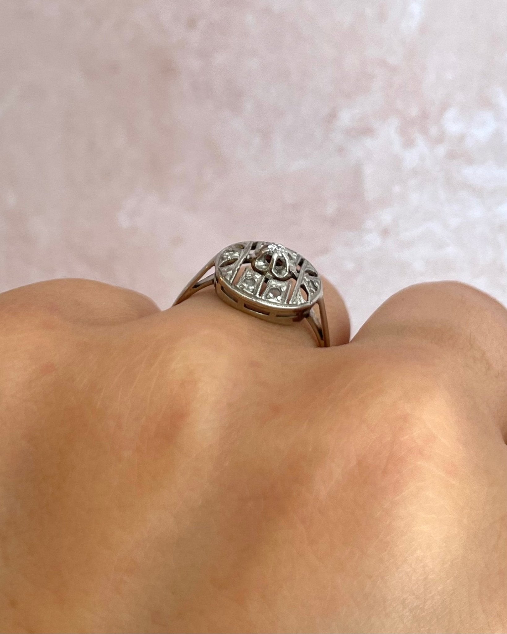 Bague Art - Déco Diamants "Paula" - Elliade Paris