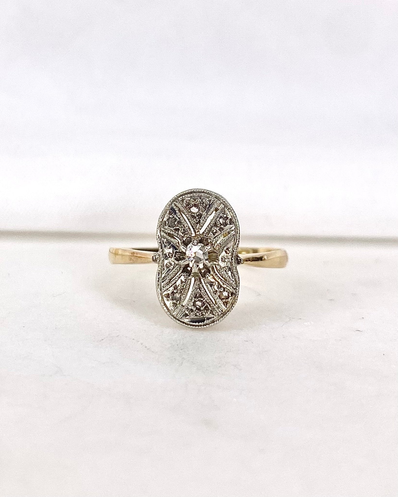 Bague Art Déco Diamants "Rania" - Elliade Paris