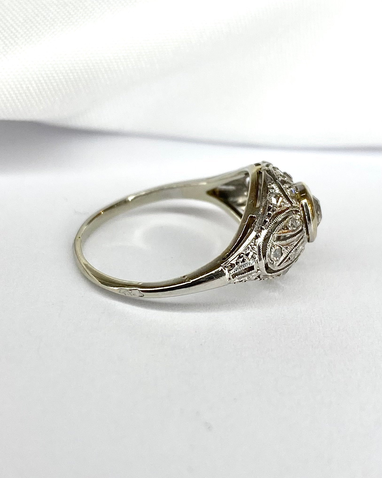 Bague Art Déco Diamants "Rosie" - Elliade Paris