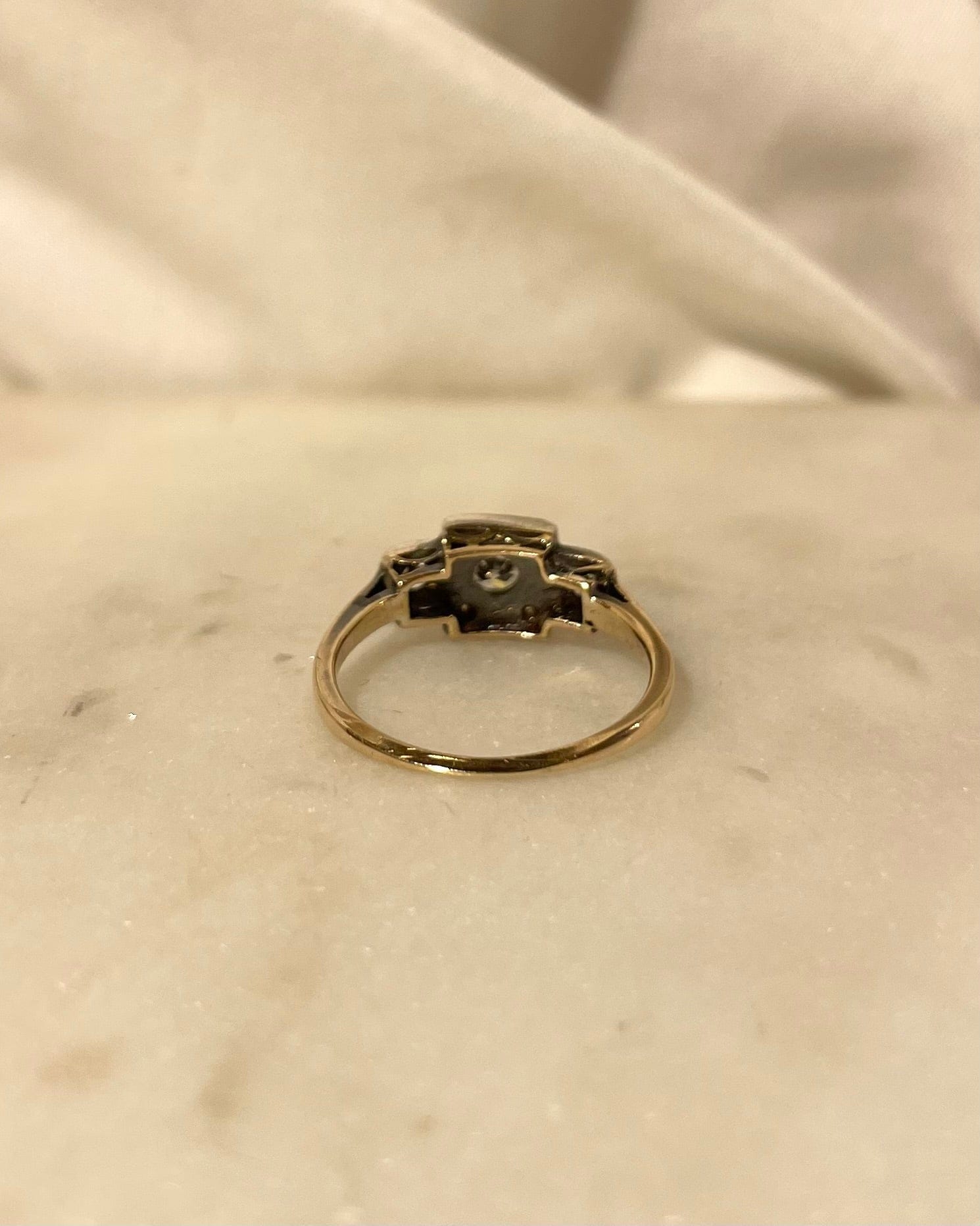 Bague Art - Déco Diamants "Stormy" - Elliade Paris