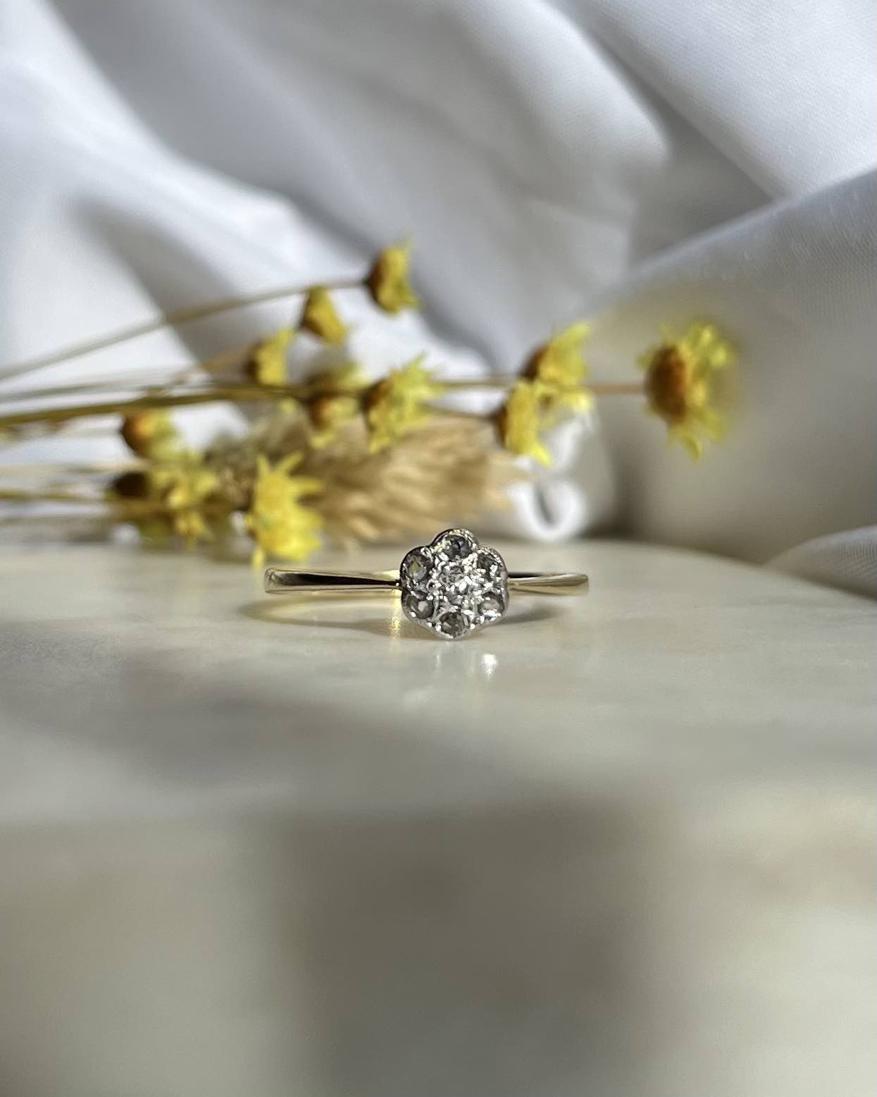 Bague Art déco diamants "Tilia" - Elliade Paris