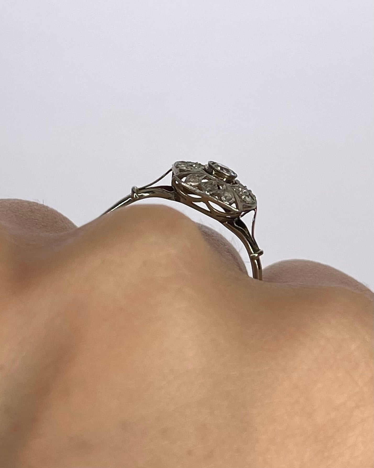 Bague Art - Déco Diamants "Tyla" - Elliade Paris