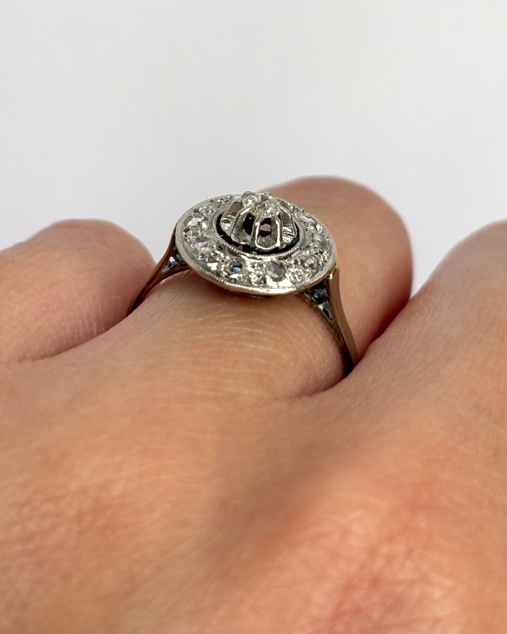 Bague Art Déco Diamants "Vesna" - Elliade Paris