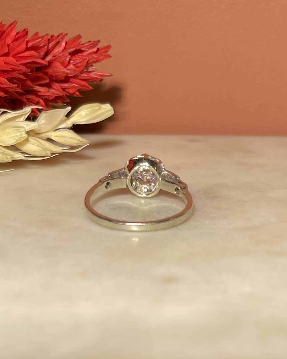 Bague Art déco Diamants Vintage "Hedda" - Elliade Paris