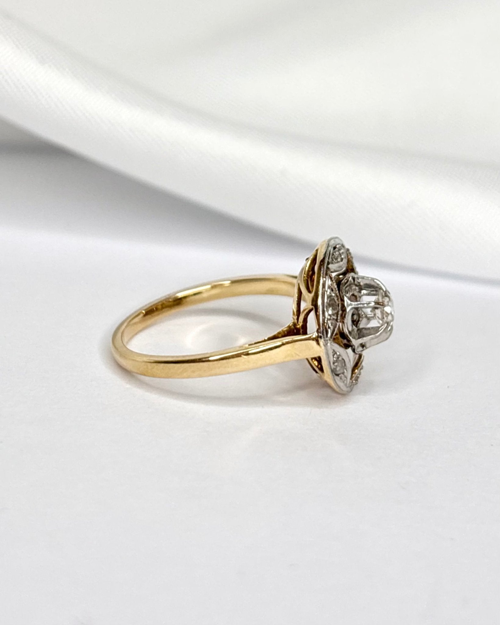 Bague Art Déco Diamants "Zélie" - Elliade Paris