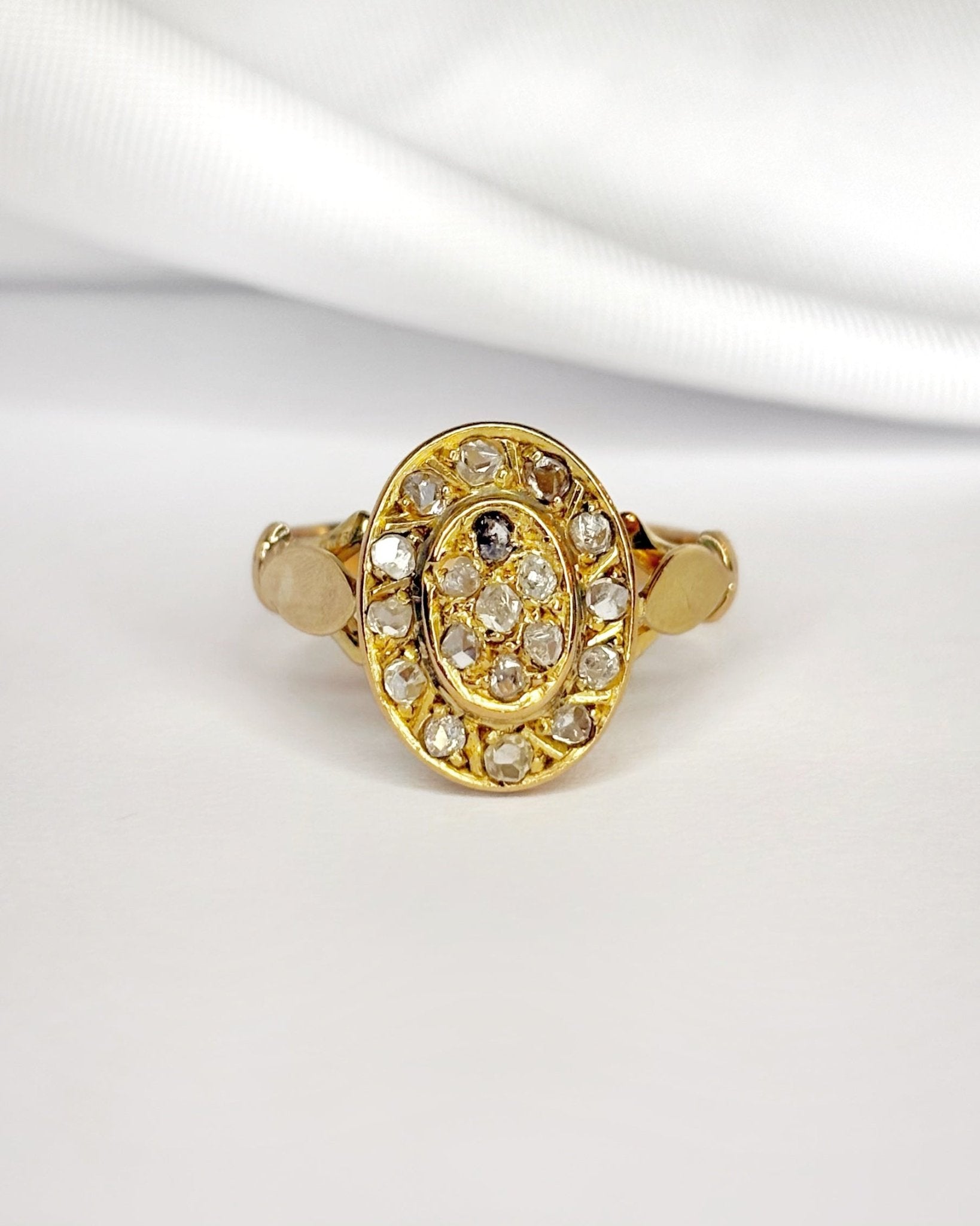Bague Art - Déco Fin XIXème siècle Diamants "Johanna" - Elliade Paris