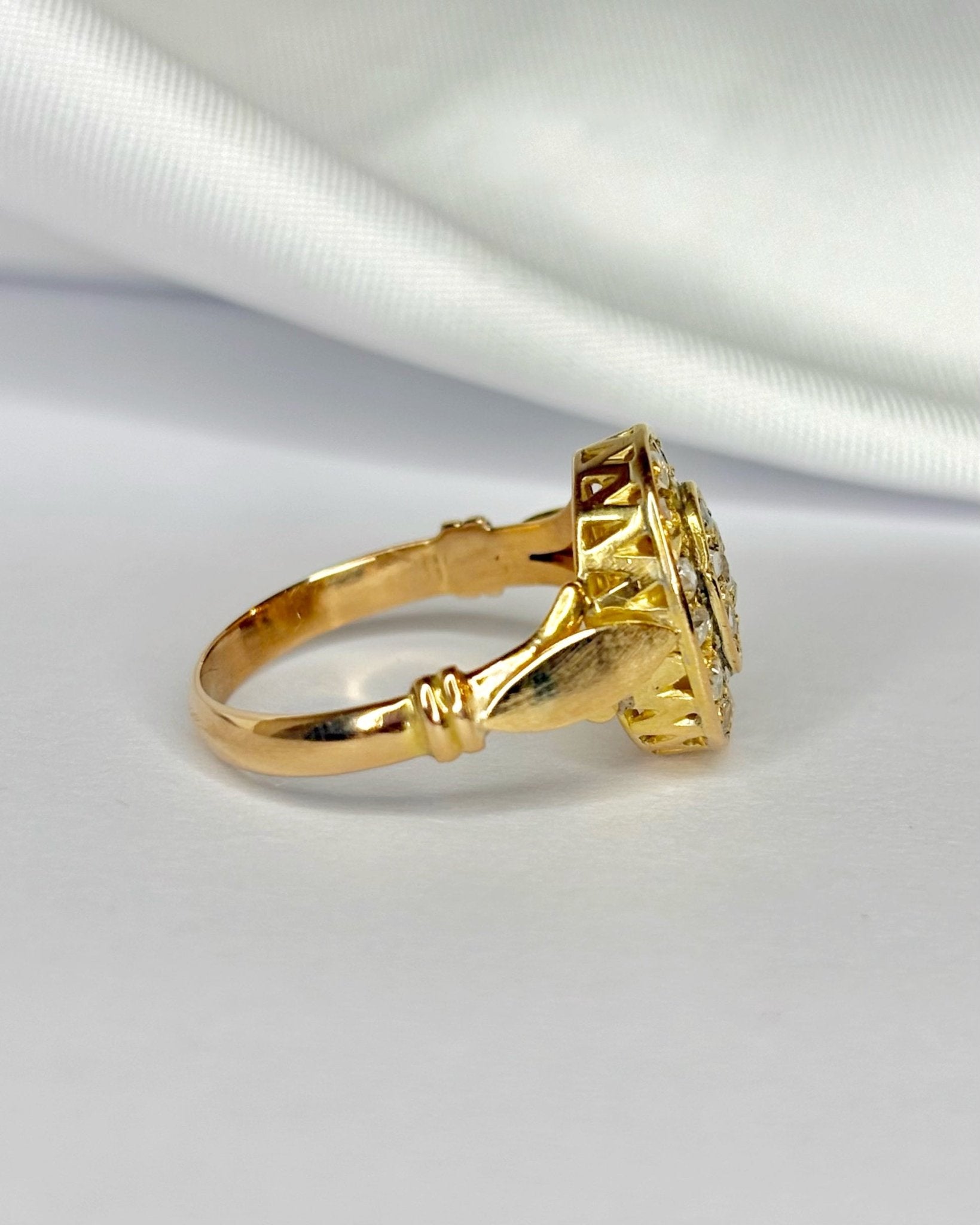 Bague Art - Déco Fin XIXème siècle Diamants "Johanna" - Elliade Paris