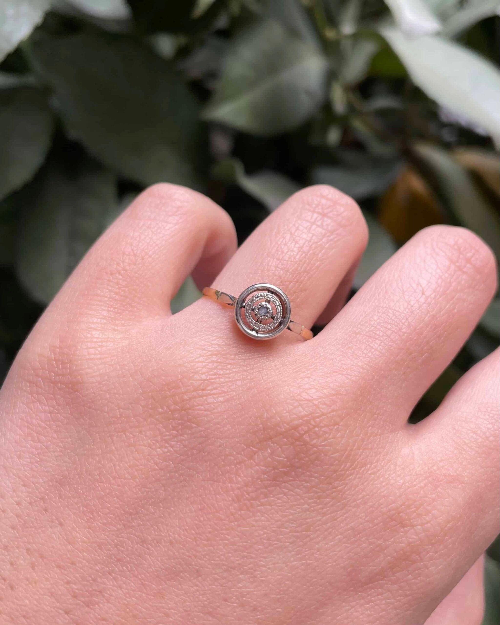 Anillo de diamantes Art Déco "Louna"