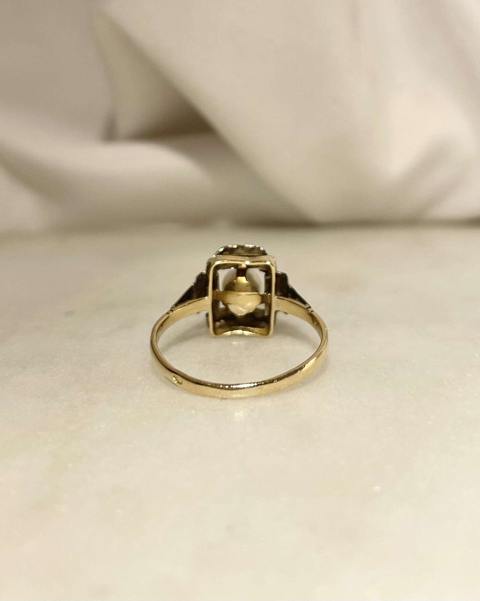 Bague Art - Déco Perle "Auxane" - Elliade Paris