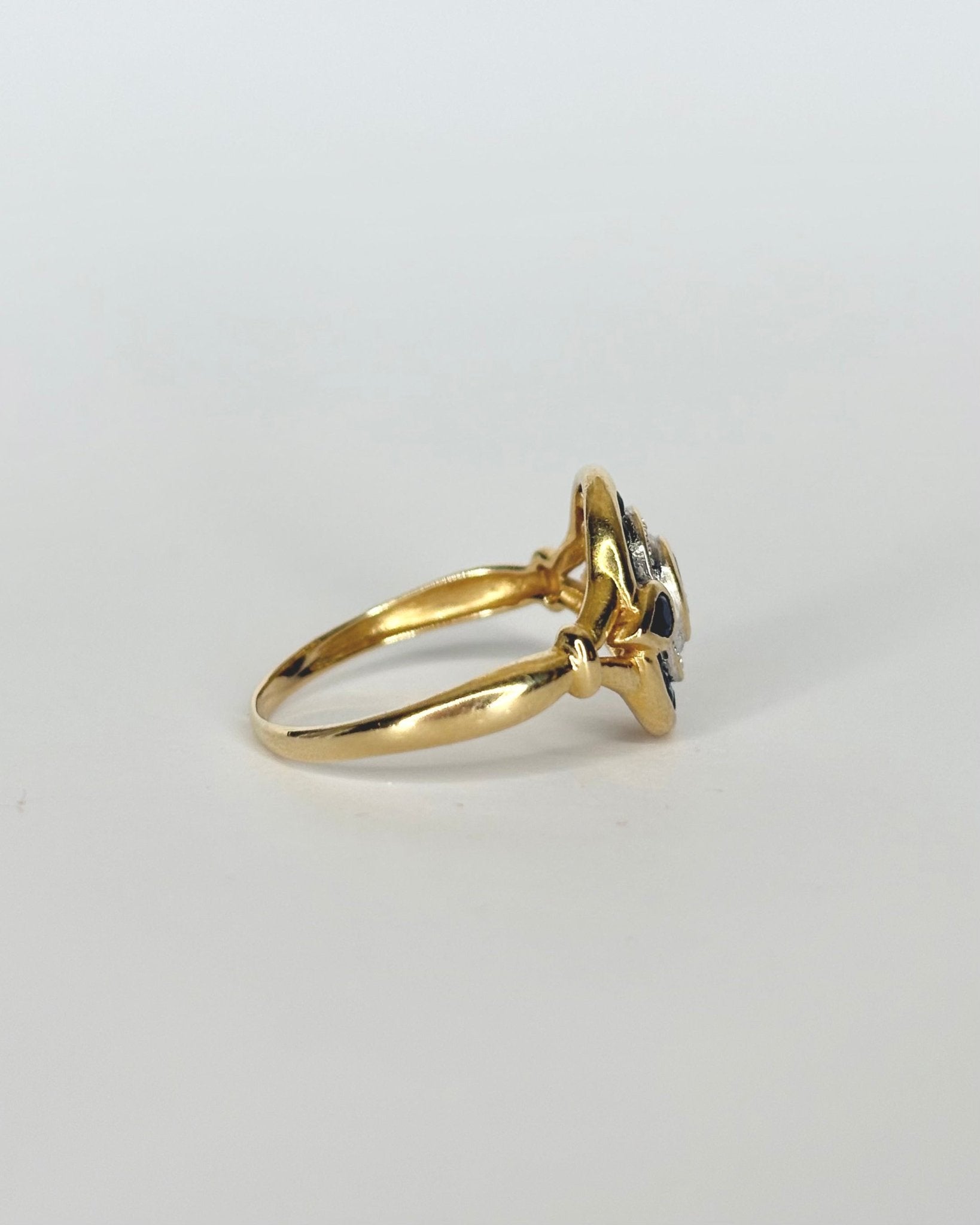 Bague Art Déco Saphirs 0.61 ct "Julia" - Elliade Paris