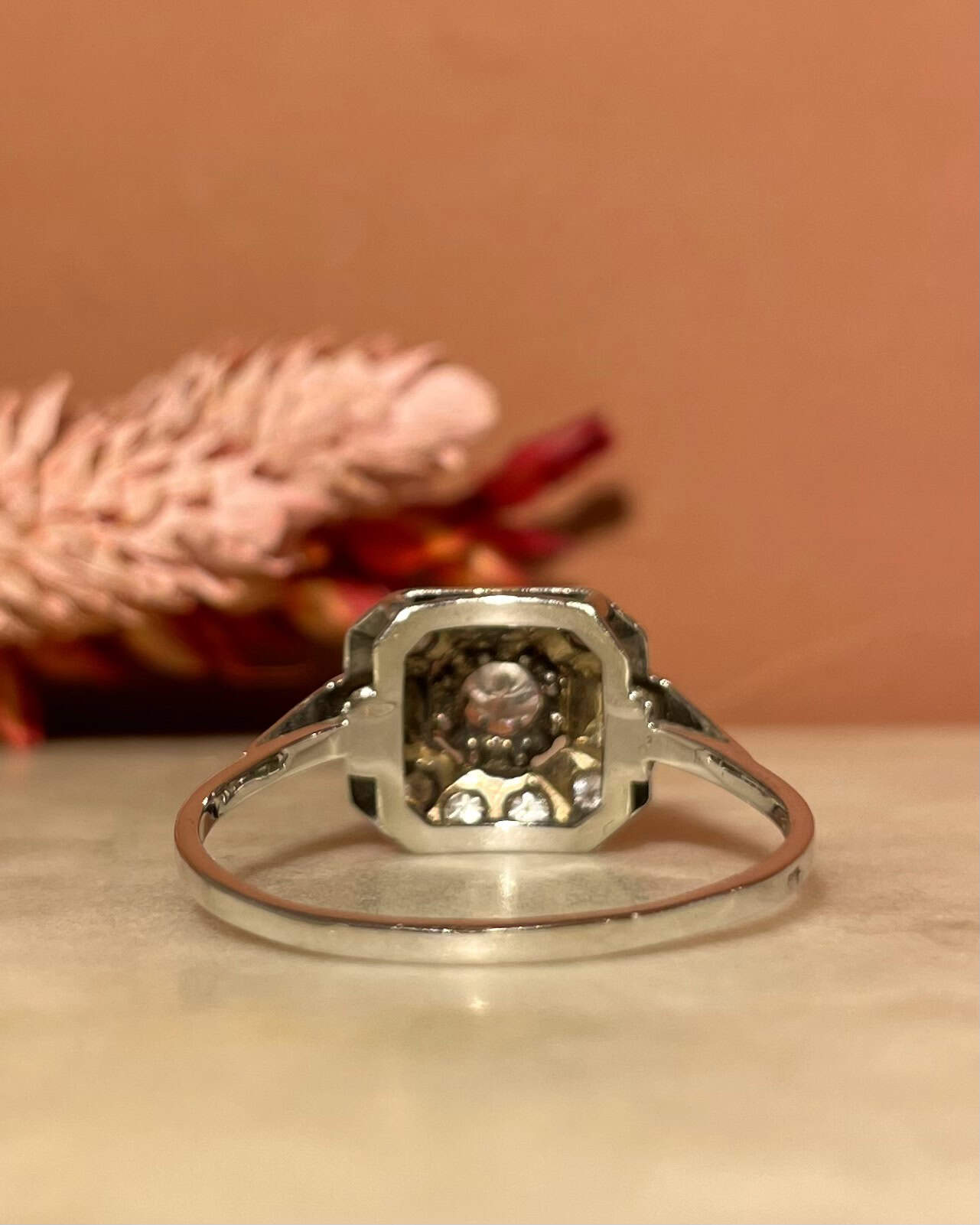 Bague Art-déco Diamants 0.50 carat "Raja"