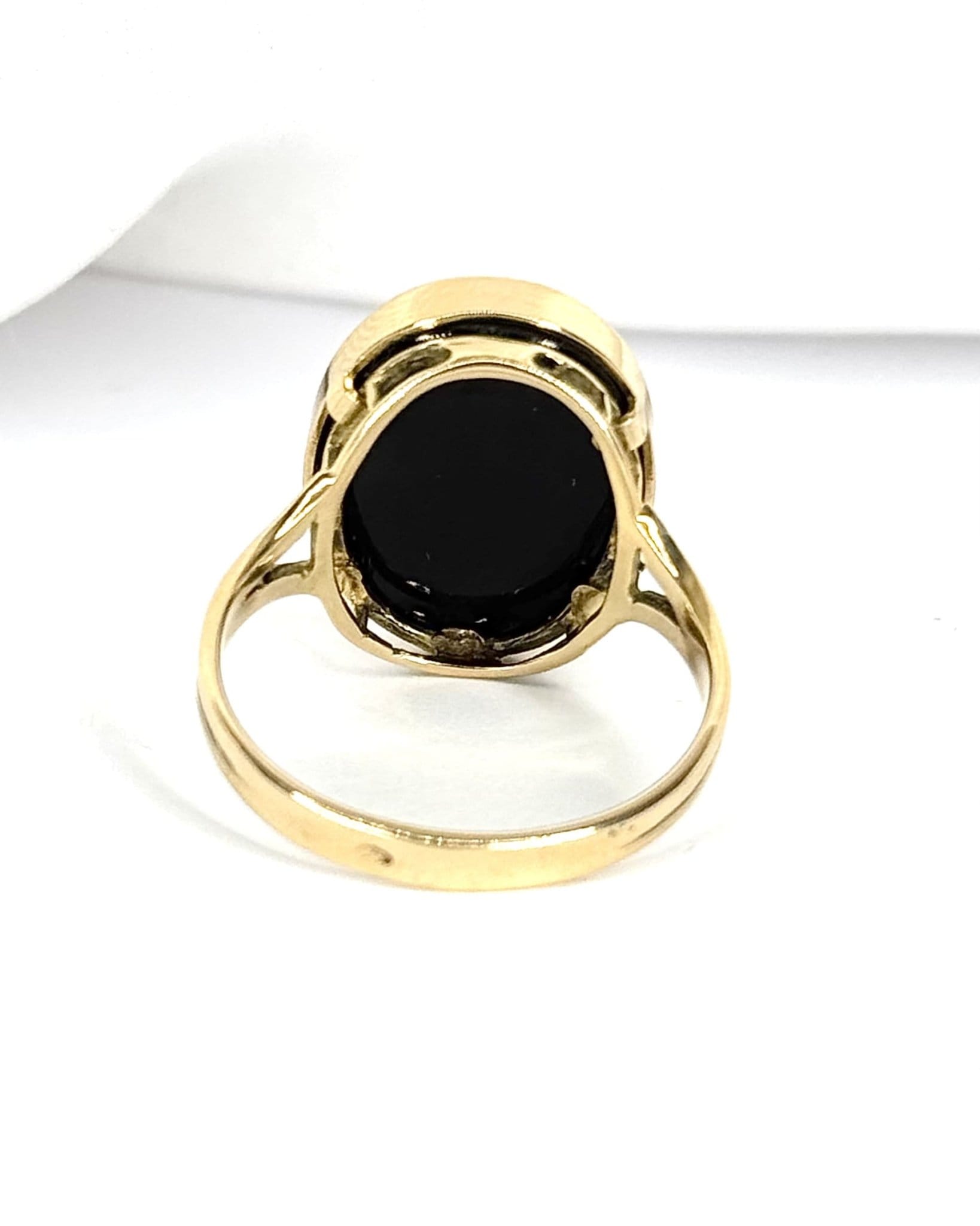 Bague Camée Onyx "Mélisande" - Elliade Paris