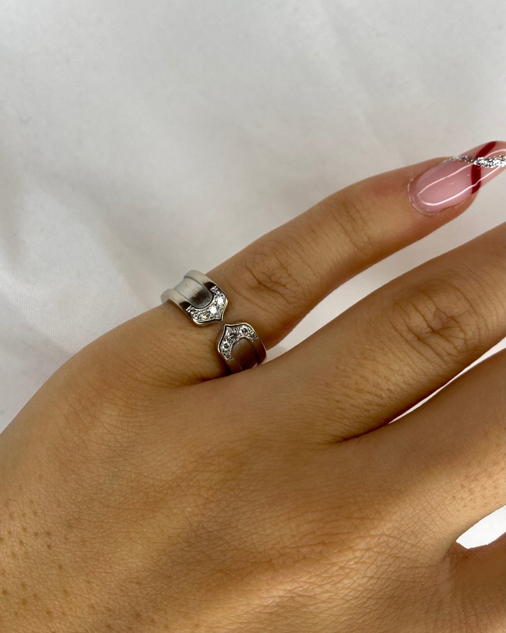 Bague Cartier Diamants Double C - Elliade Paris