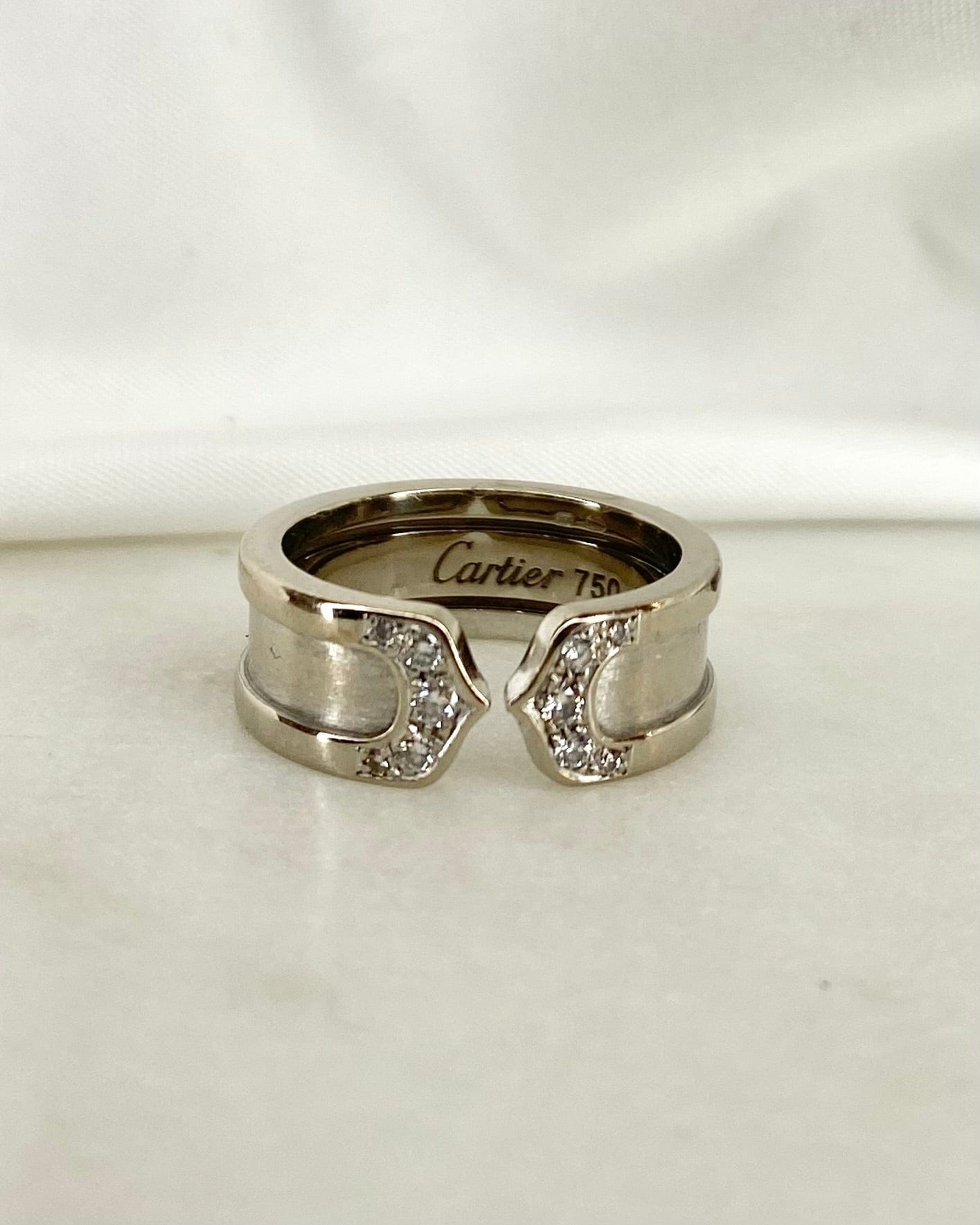 Bague Cartier Diamants Double C – Elliade Paris