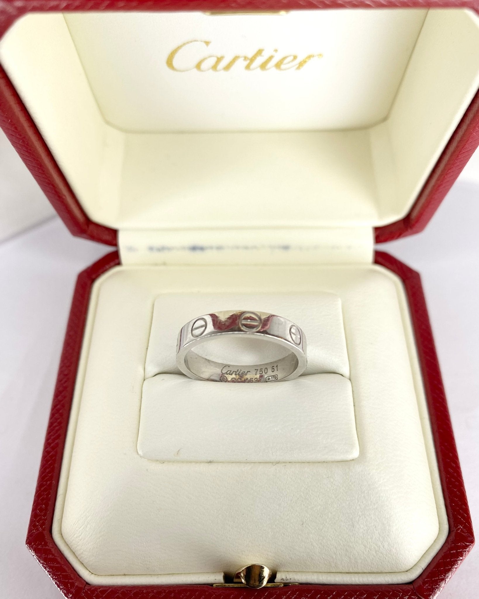 Bague Cartier Love Or Gris - Elliade Paris