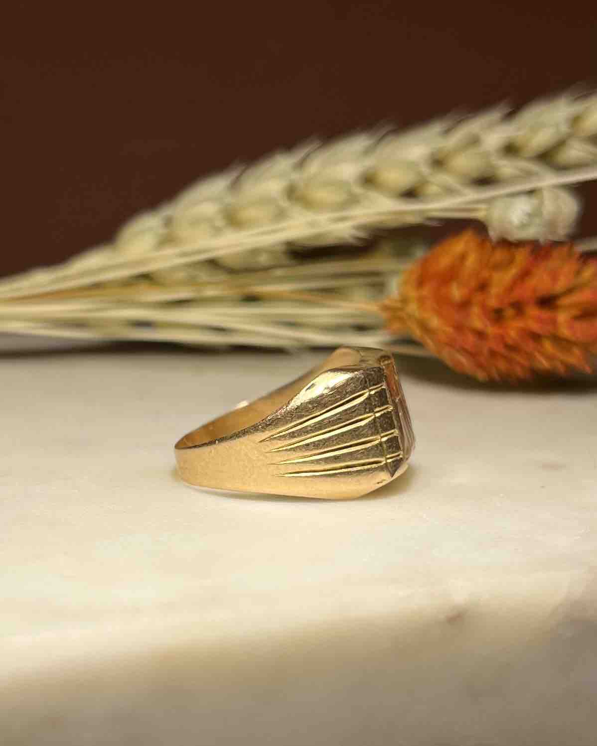 Bague chevalière Art Déco "Callisto" - Elliade Paris