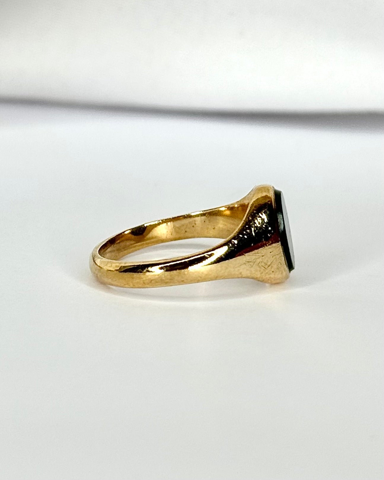 Bague Chevalière Jaspe Sanguin "Simon" - Elliade Paris