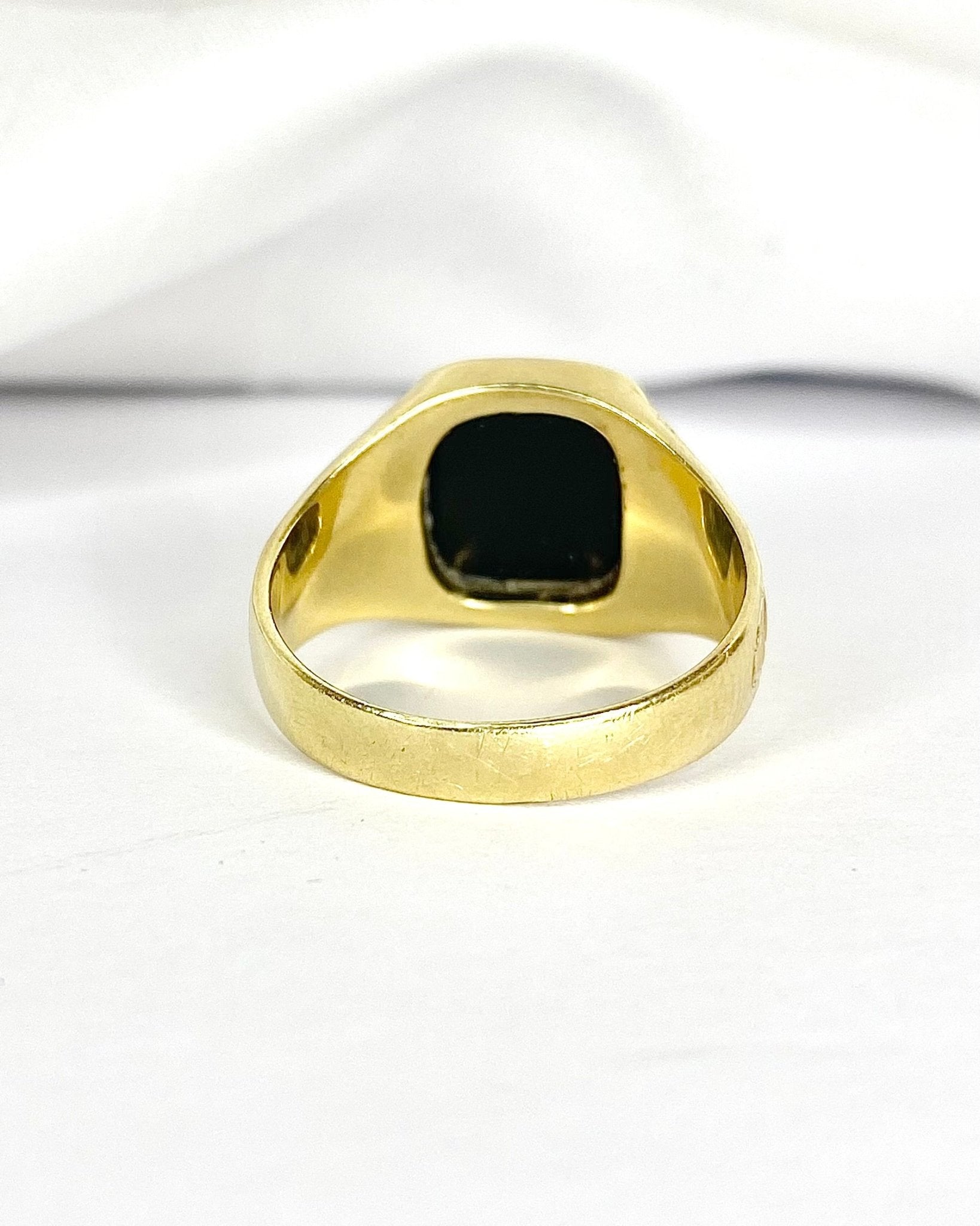 Bague Chevalière Onyx "Louis" - Elliade Paris