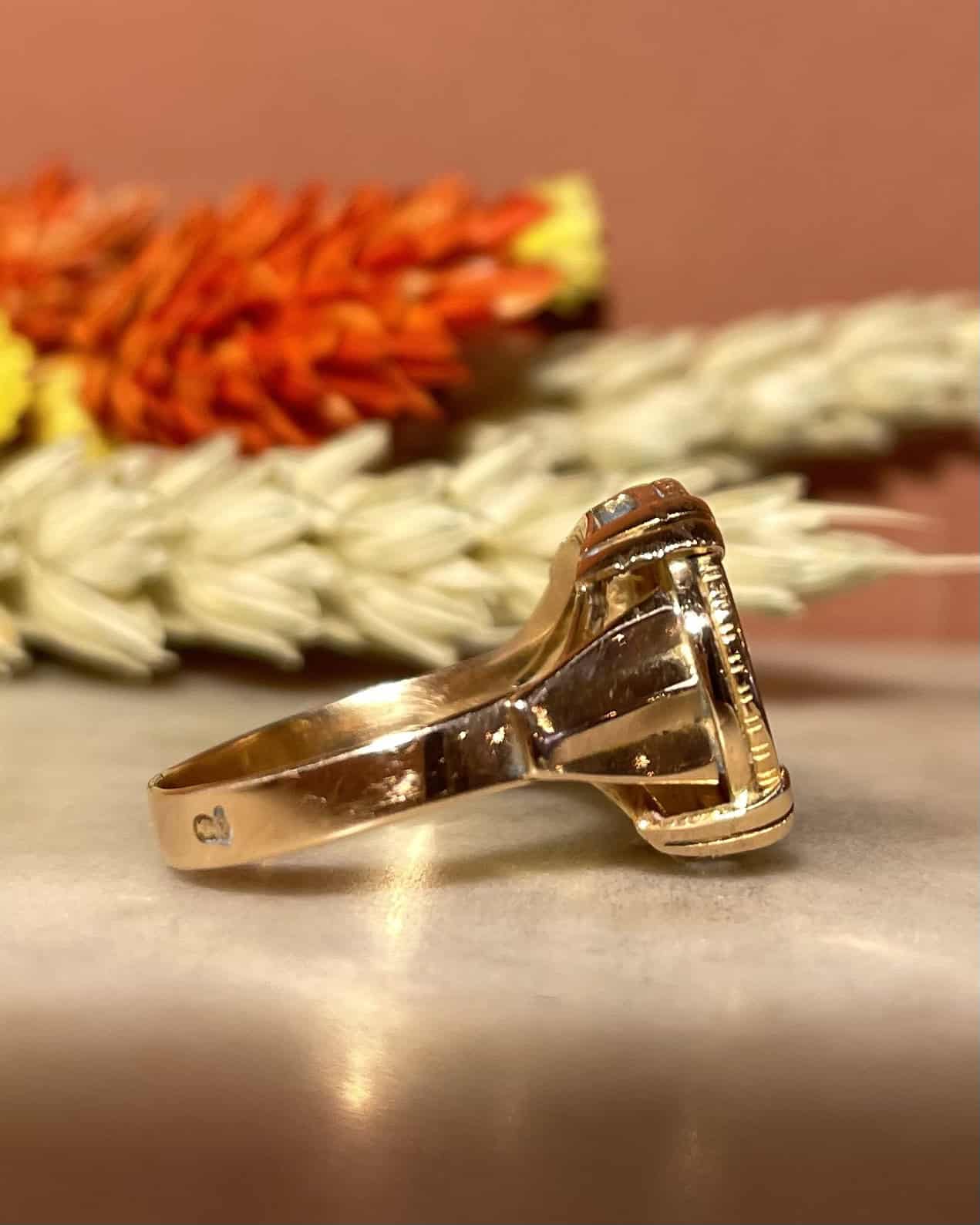 Bague Chevalière Pièce d&