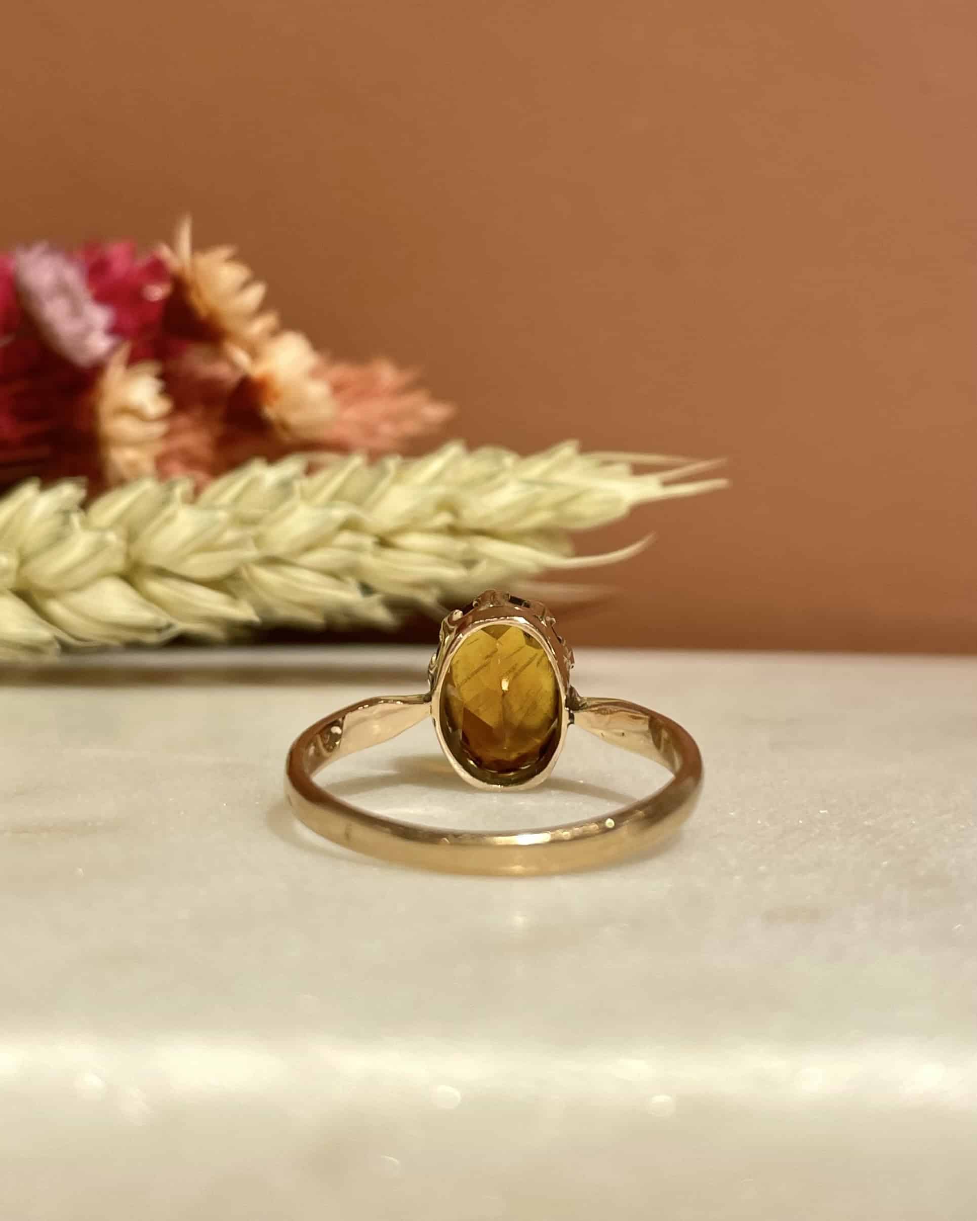 Anillo de cóctel de citrino de 2,10 quilates "Orfeo"