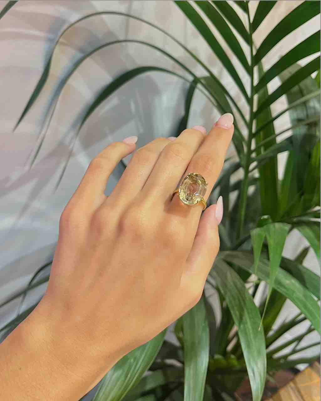 Bague Cocktail Citrine 16 carats "Amastan"