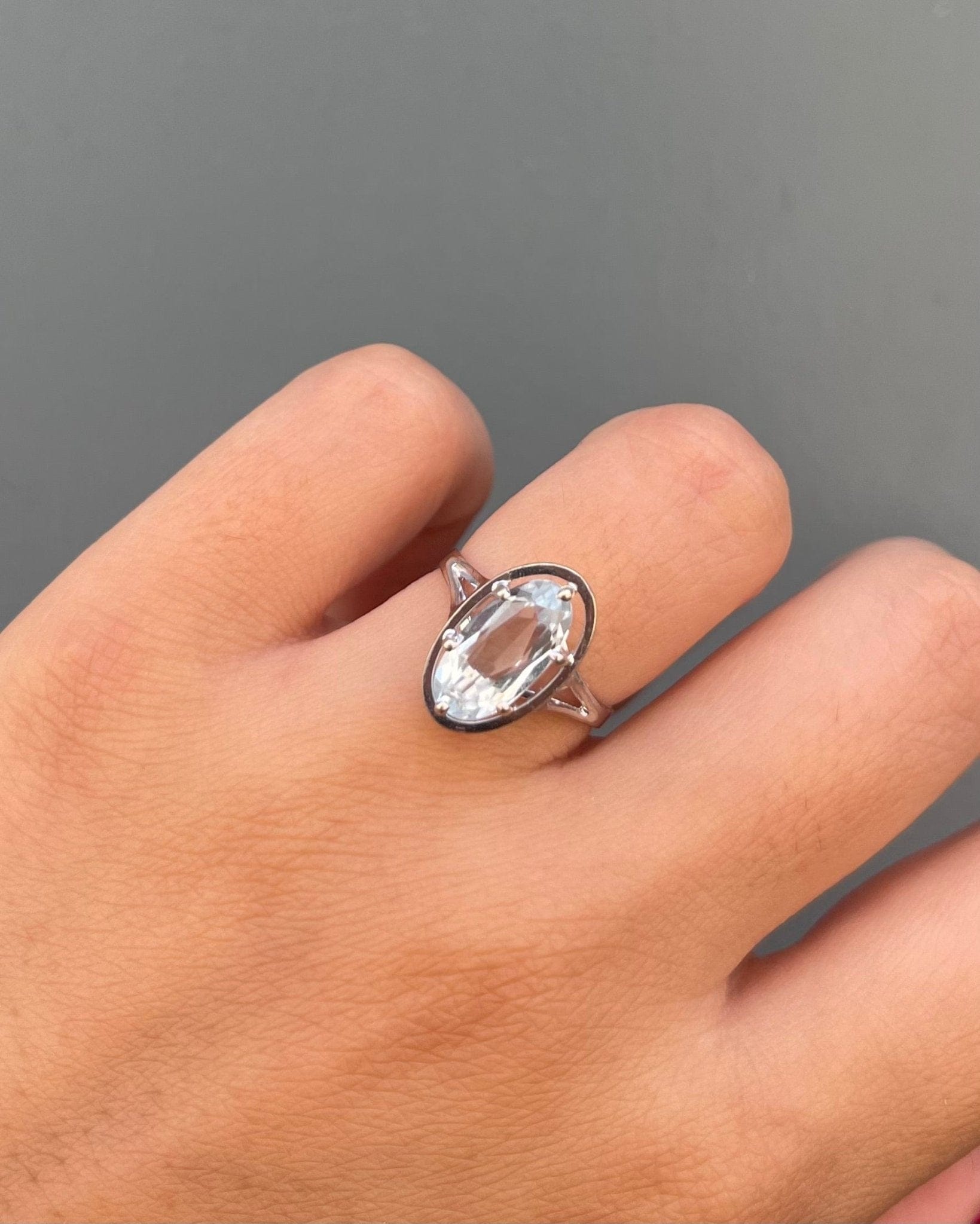 Bague Cocktail Aigue - Marine 1.60 carat "Rayla" - Elliade Paris