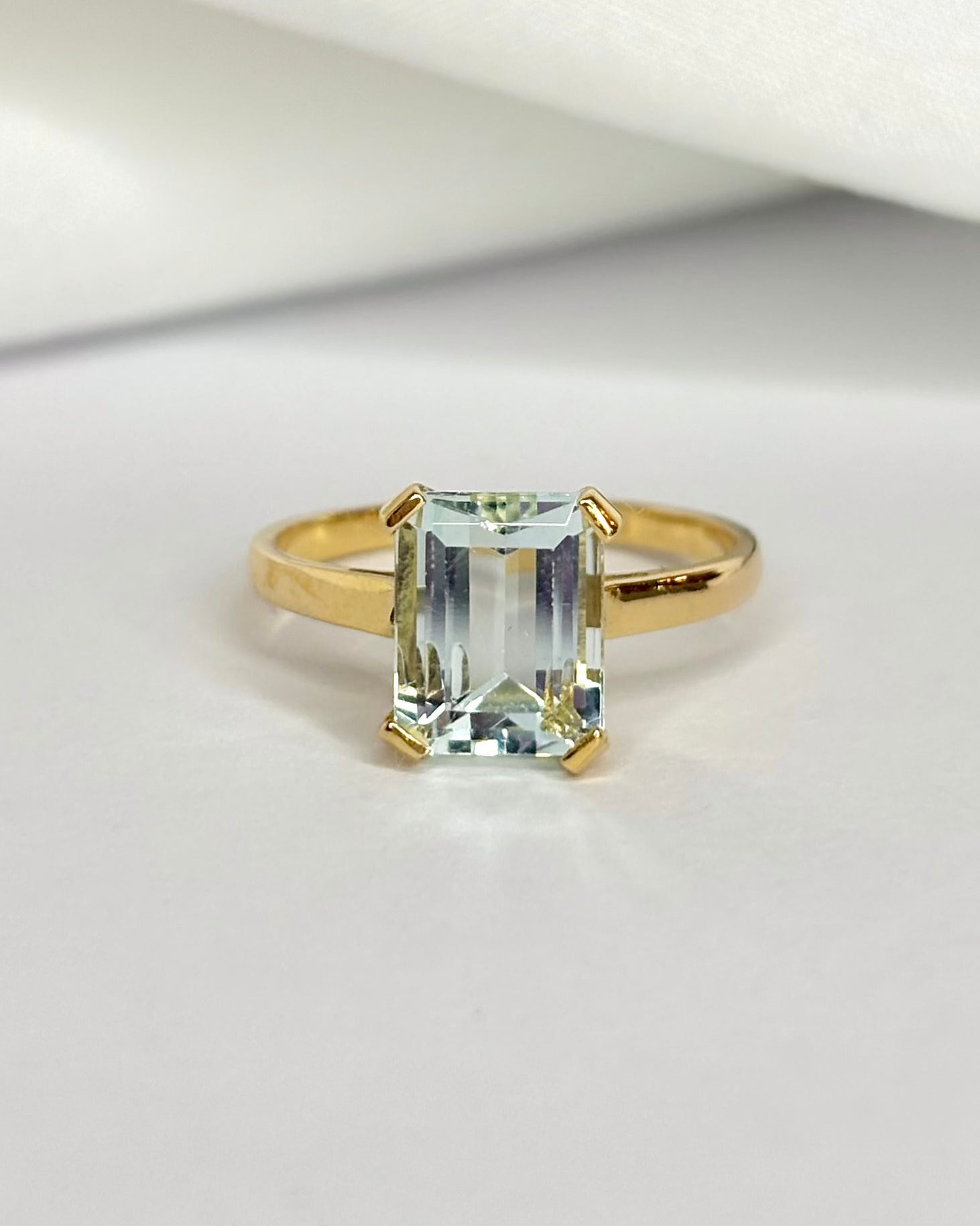 Bague Cocktail Aigue - Marine 2.40 carats "Esmée" - Elliade Paris