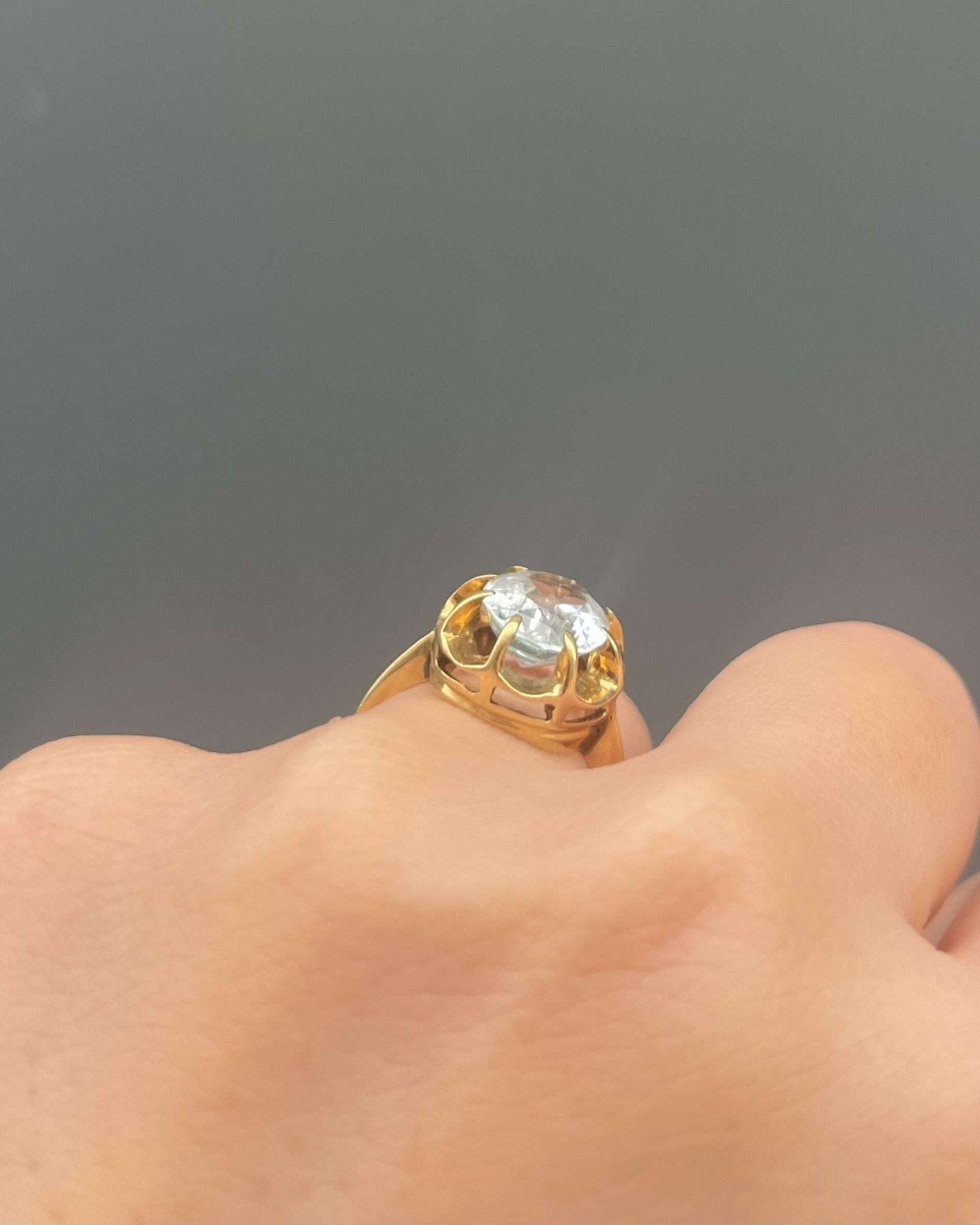 Bague Cocktail Aigue - Marine 2.50 carats "Jada" - Elliade Paris