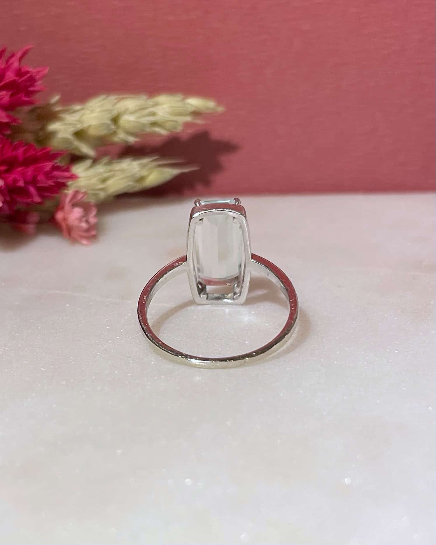 Bague Cocktail Aigue - Marine 2.85 carats "Ézaé" - Elliade Paris