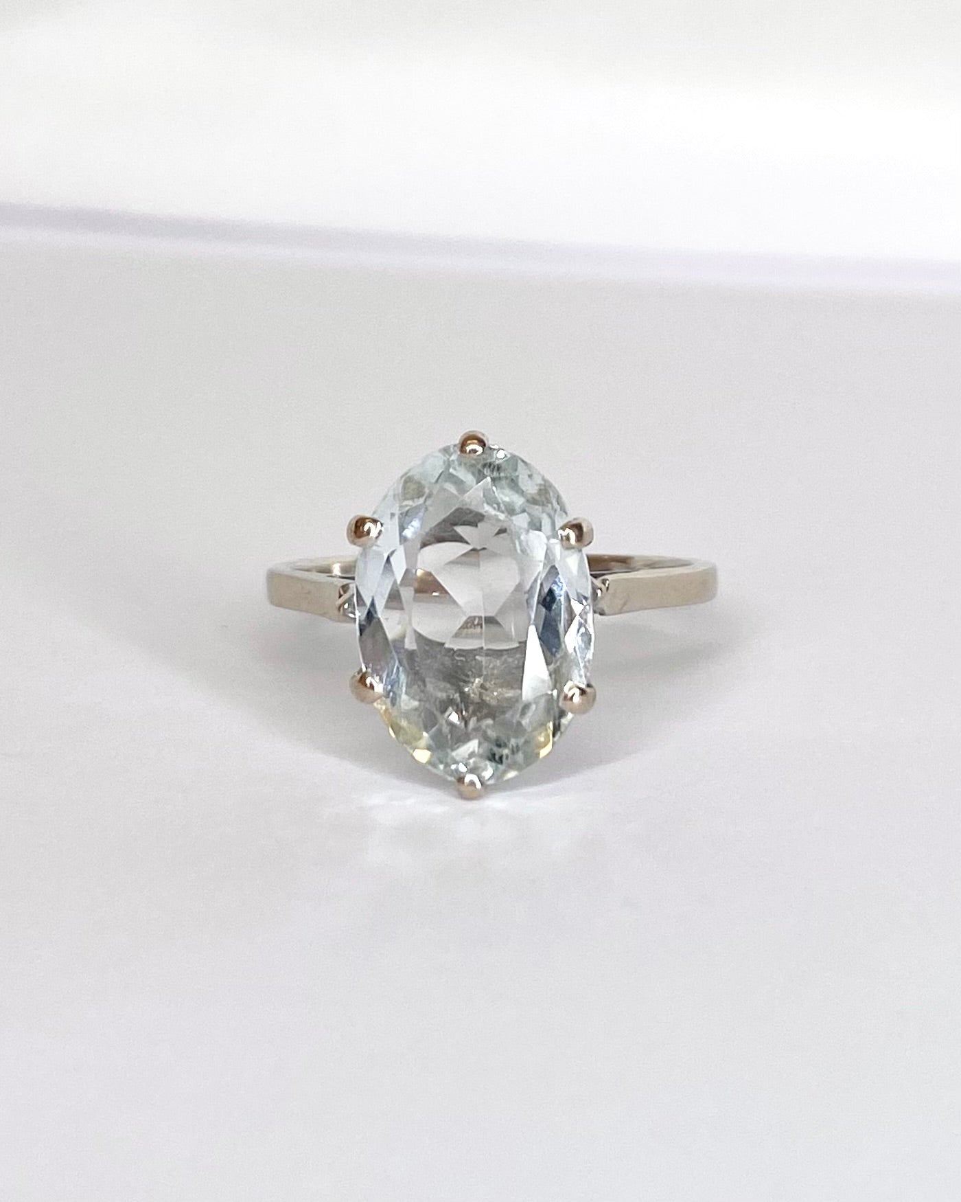 Bague Cocktail Aigue - Marine 2.90 carats "Belinda" - Elliade Paris