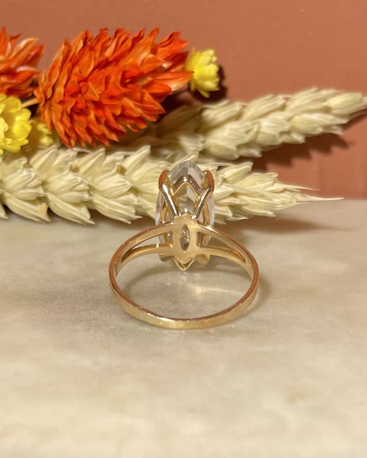 Bague Cocktail Aigue - Marine 2.90 carats "Riju" - Elliade Paris