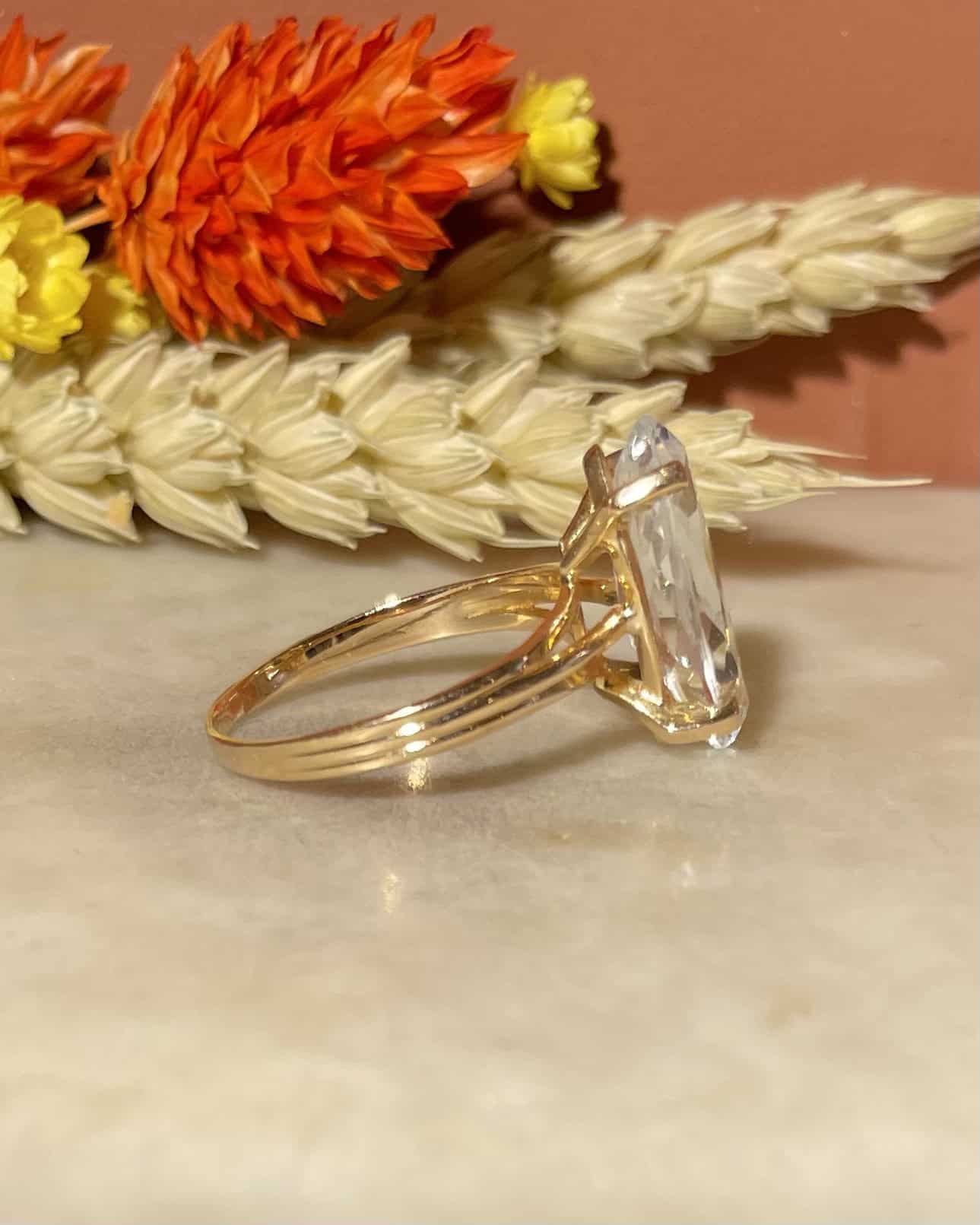 Bague Cocktail Aigue - Marine 2.90 carats "Riju" - Elliade Paris