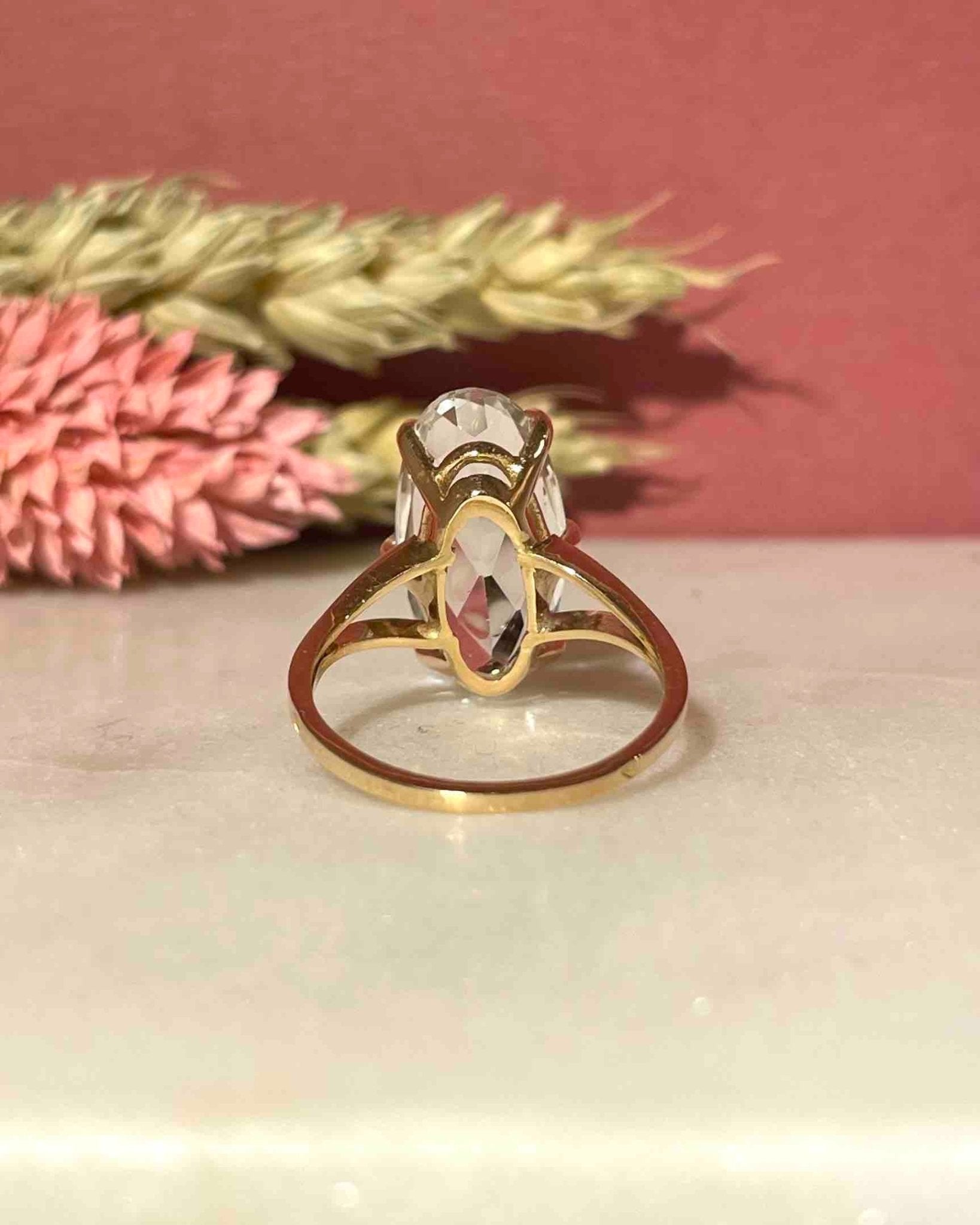 Bague Cocktail Aigue - Marine 5 carats "Sorya" - Elliade Paris