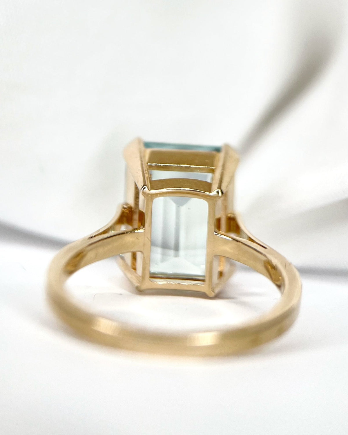 Bague Cocktail Aigue-Marine 6.25 carats 5.23g "Lydie" - Elliade Paris