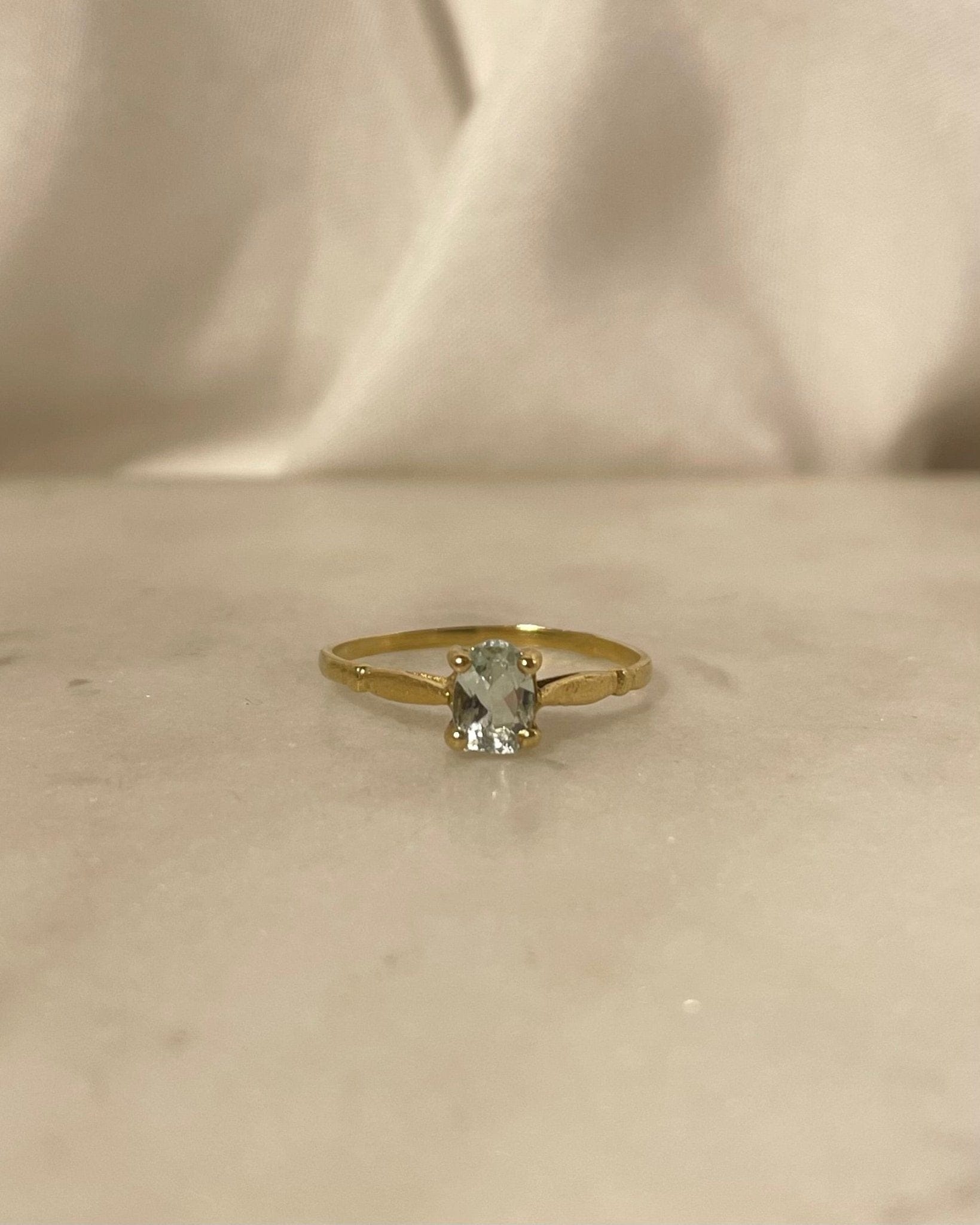 Bague Cocktail Aigue - Marine "Verona" - Elliade Paris