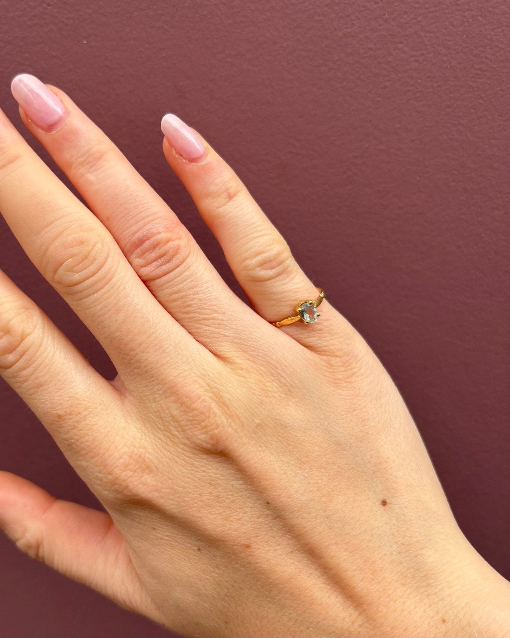 Bague Cocktail Aigue - Marine "Verona" - Elliade Paris