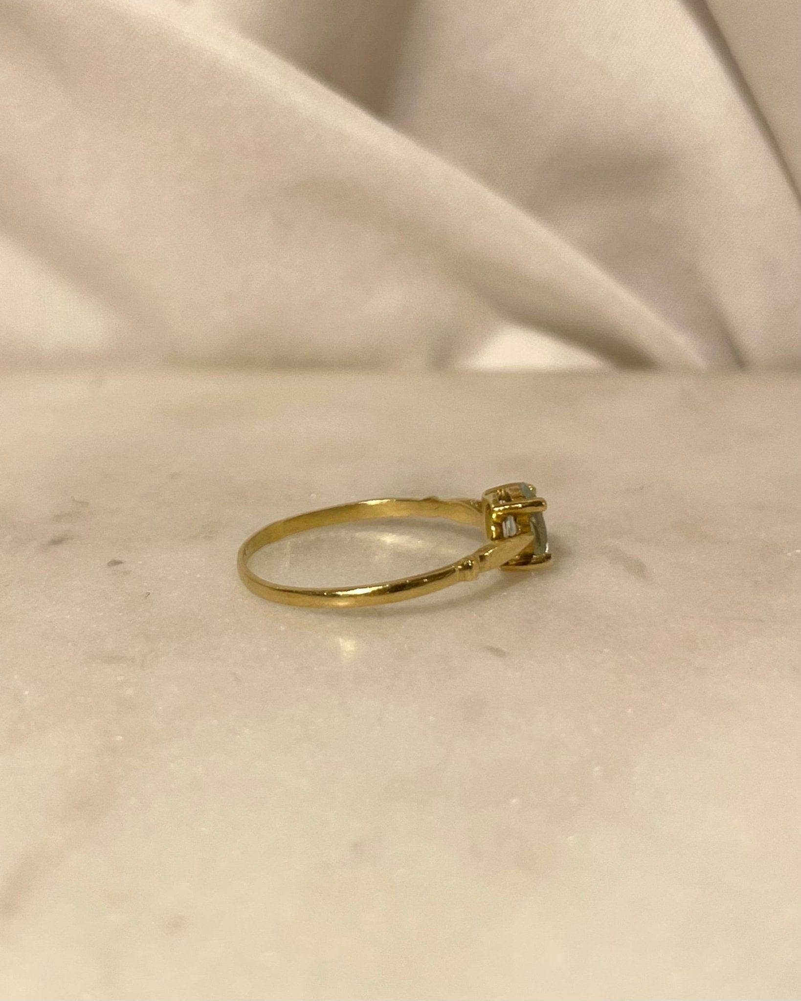 Bague Cocktail Aigue - Marine "Verona" - Elliade Paris