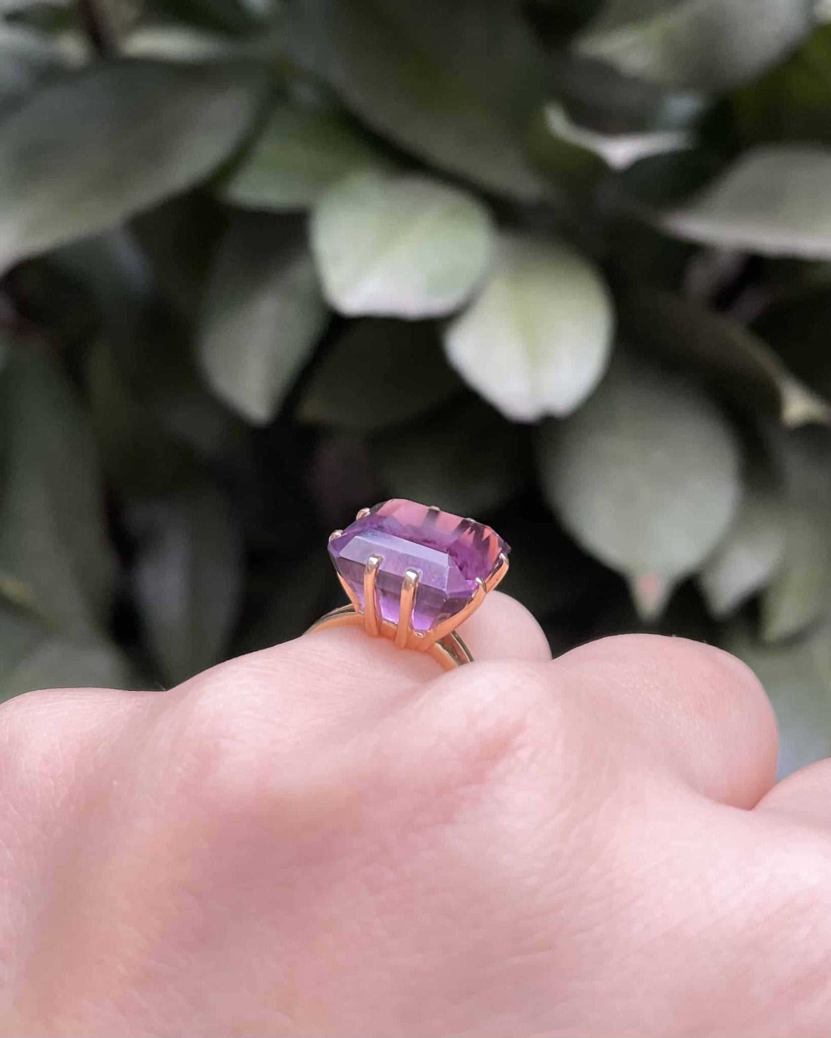 Bague Cocktail Améthyste 11 carats "Ember" - Elliade Paris