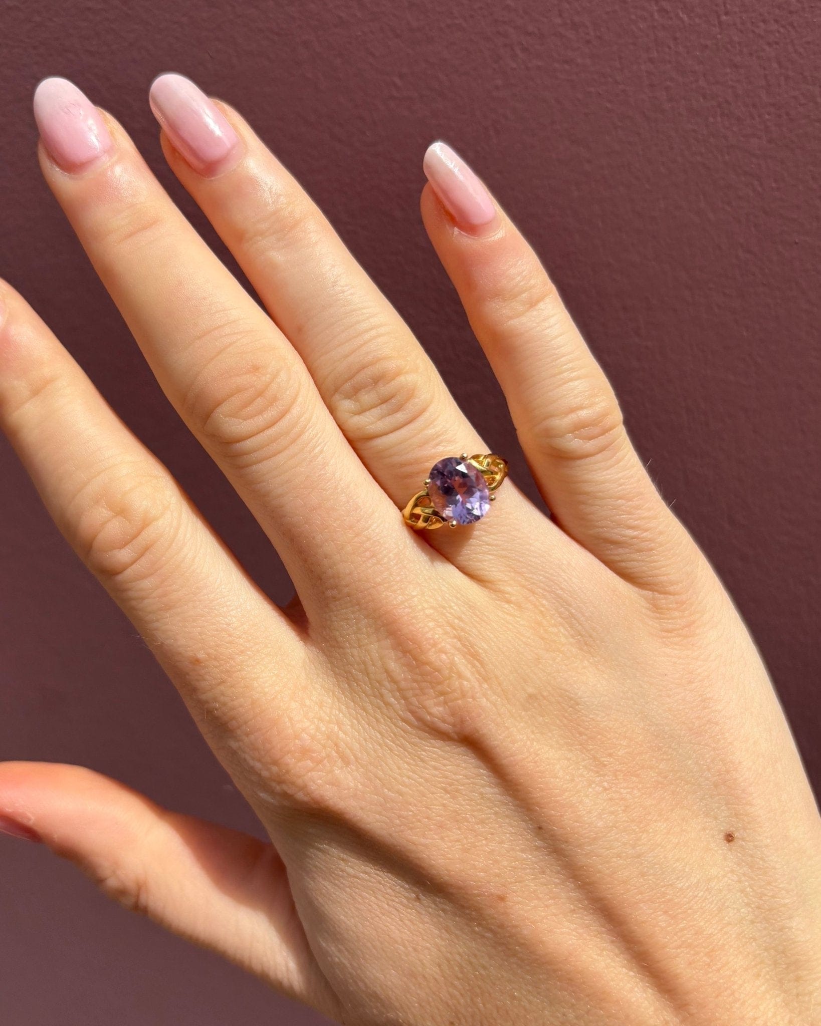 Bague Cocktail Améthyste 2.30 carats "Amélie" - Elliade Paris