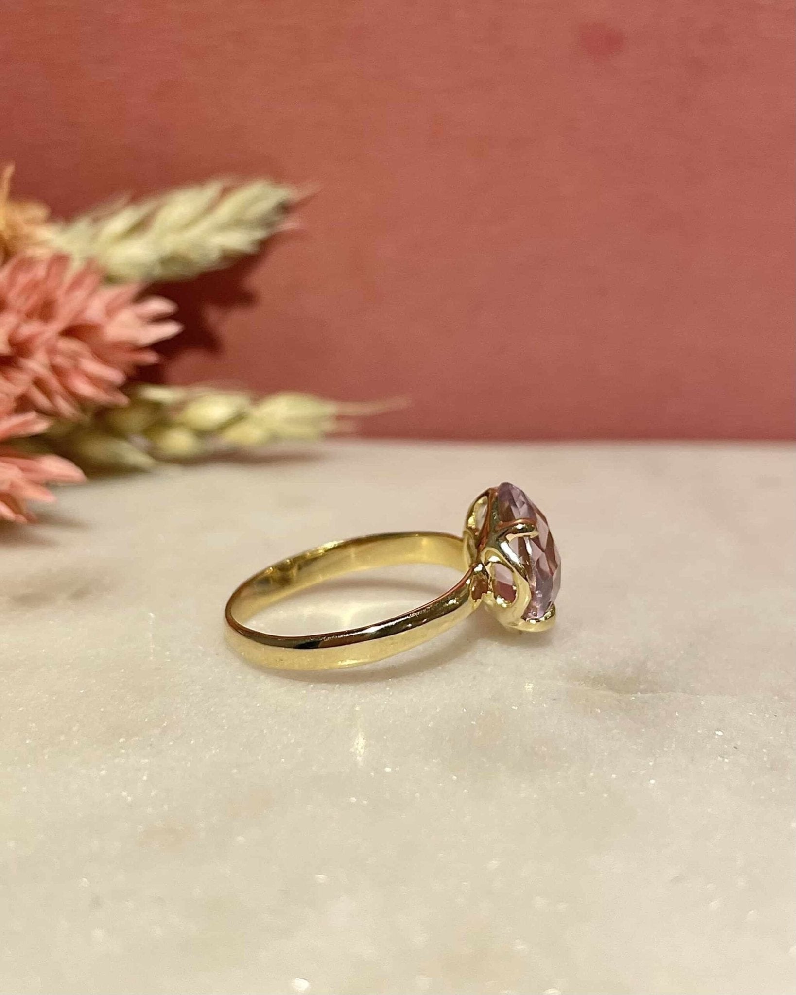 Bague Cocktail Améthyste 5.20 carats "Aurora" - Elliade Paris