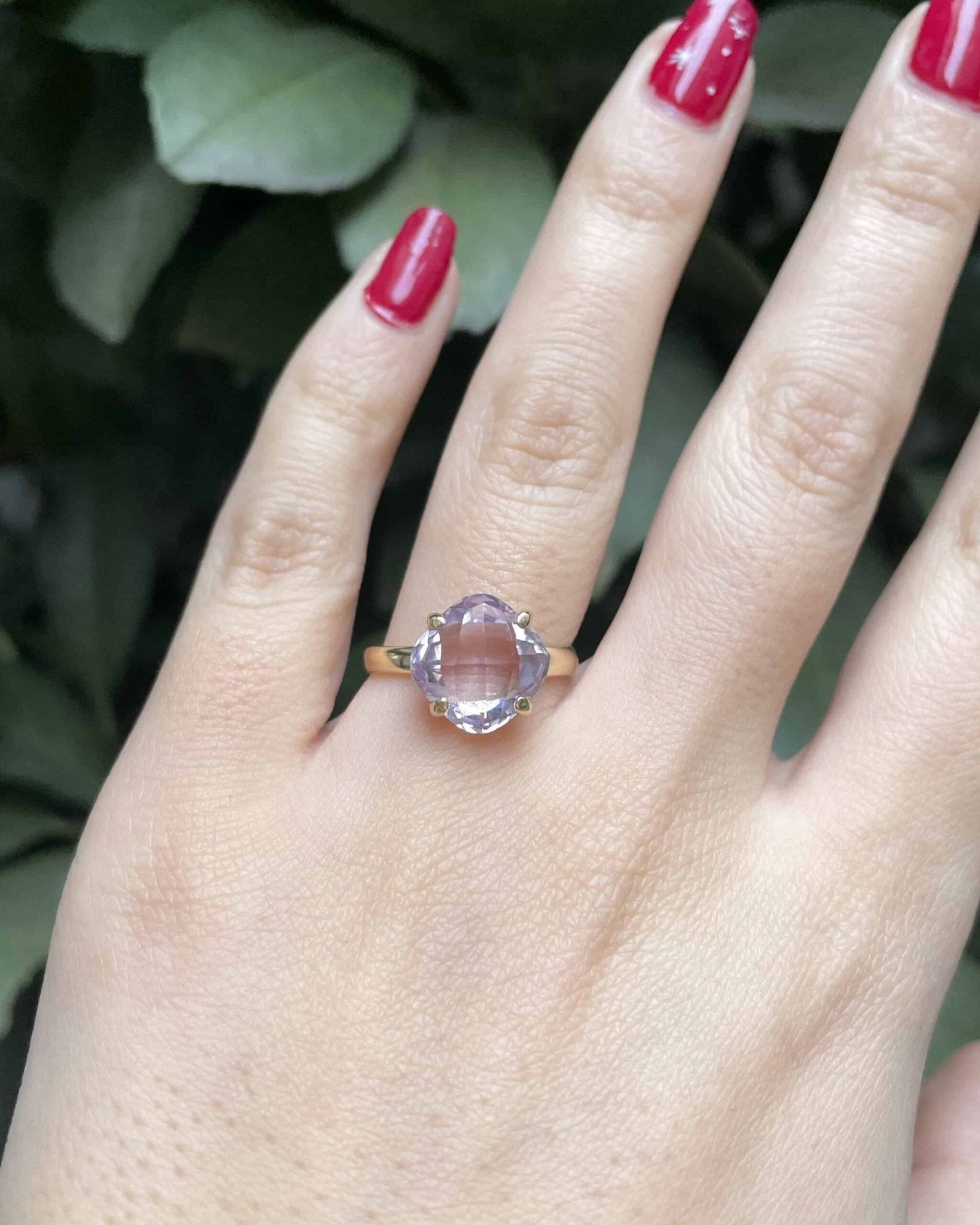 Bague Cocktail Améthyste 5.20 carats "Aurora" - Elliade Paris