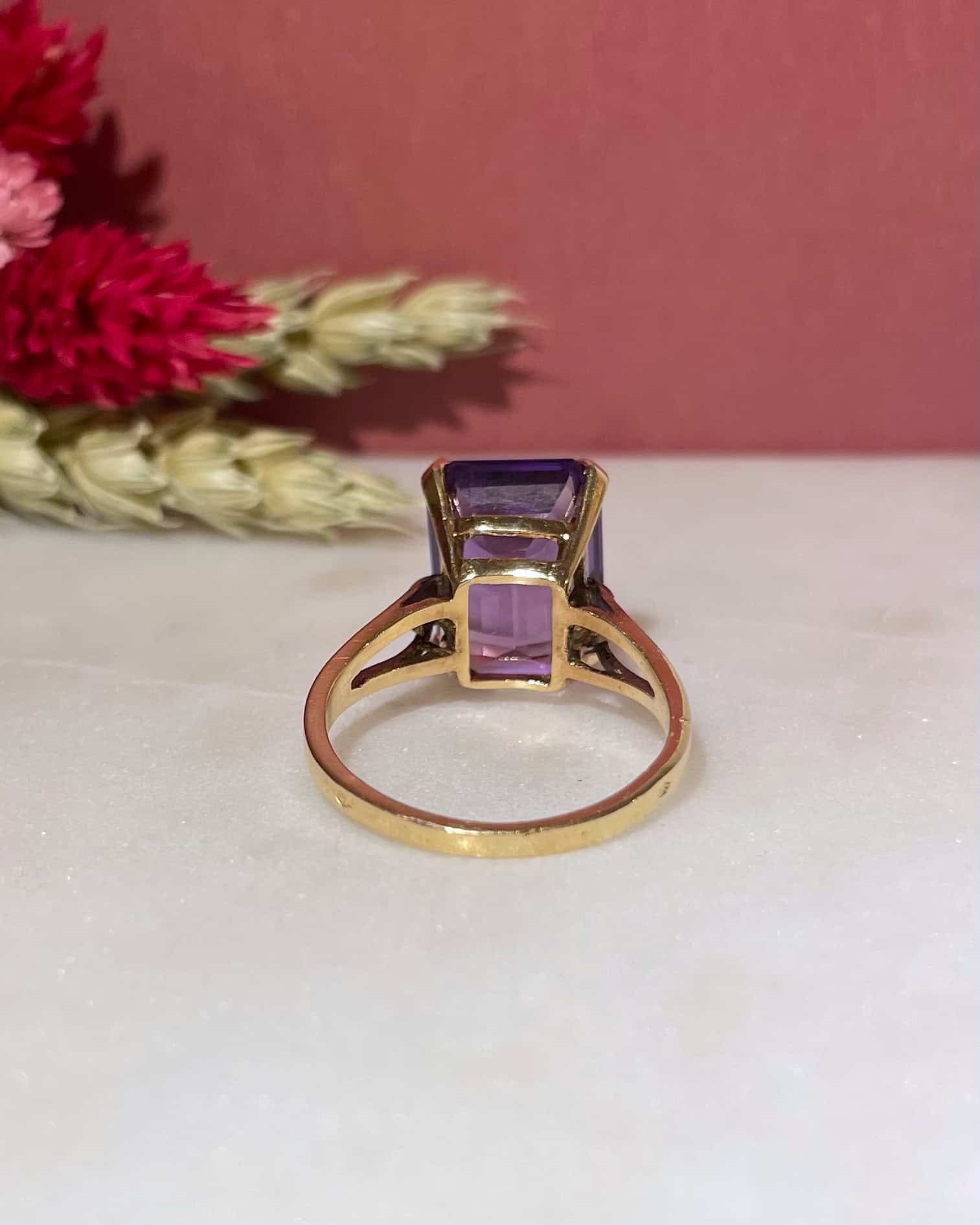 Bague Cocktail Améthyste 6.10 carats "Paolina" - Elliade Paris