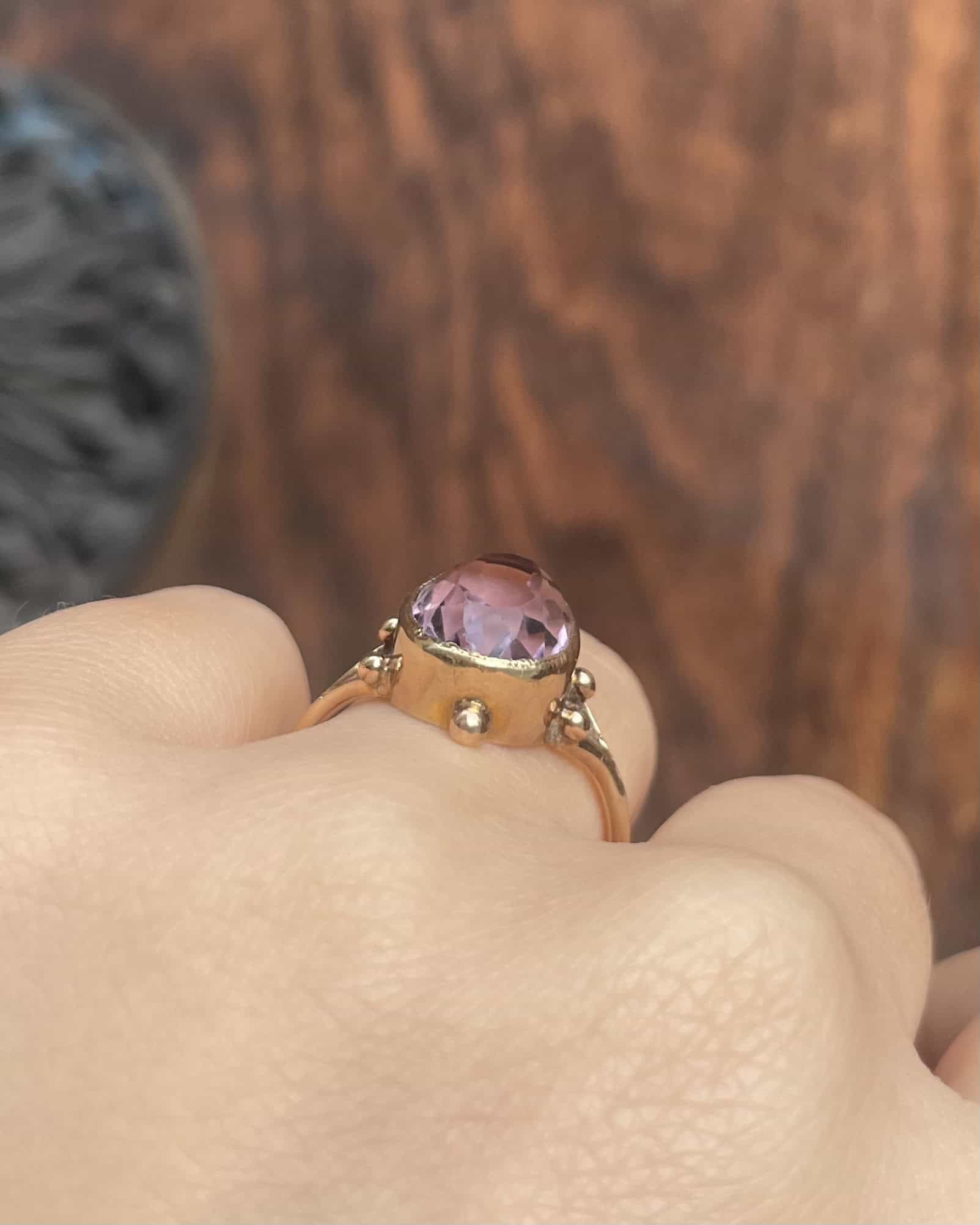 Bague Cocktail Améthyste 6.50 carats "Ariel" - Elliade Paris