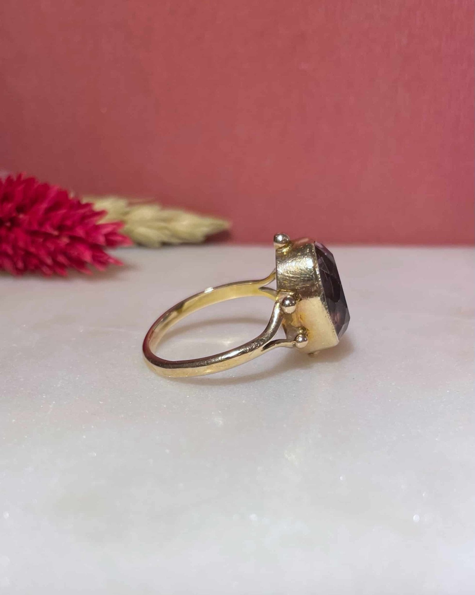 Bague Cocktail Améthyste 6.50 carats "Ariel" - Elliade Paris