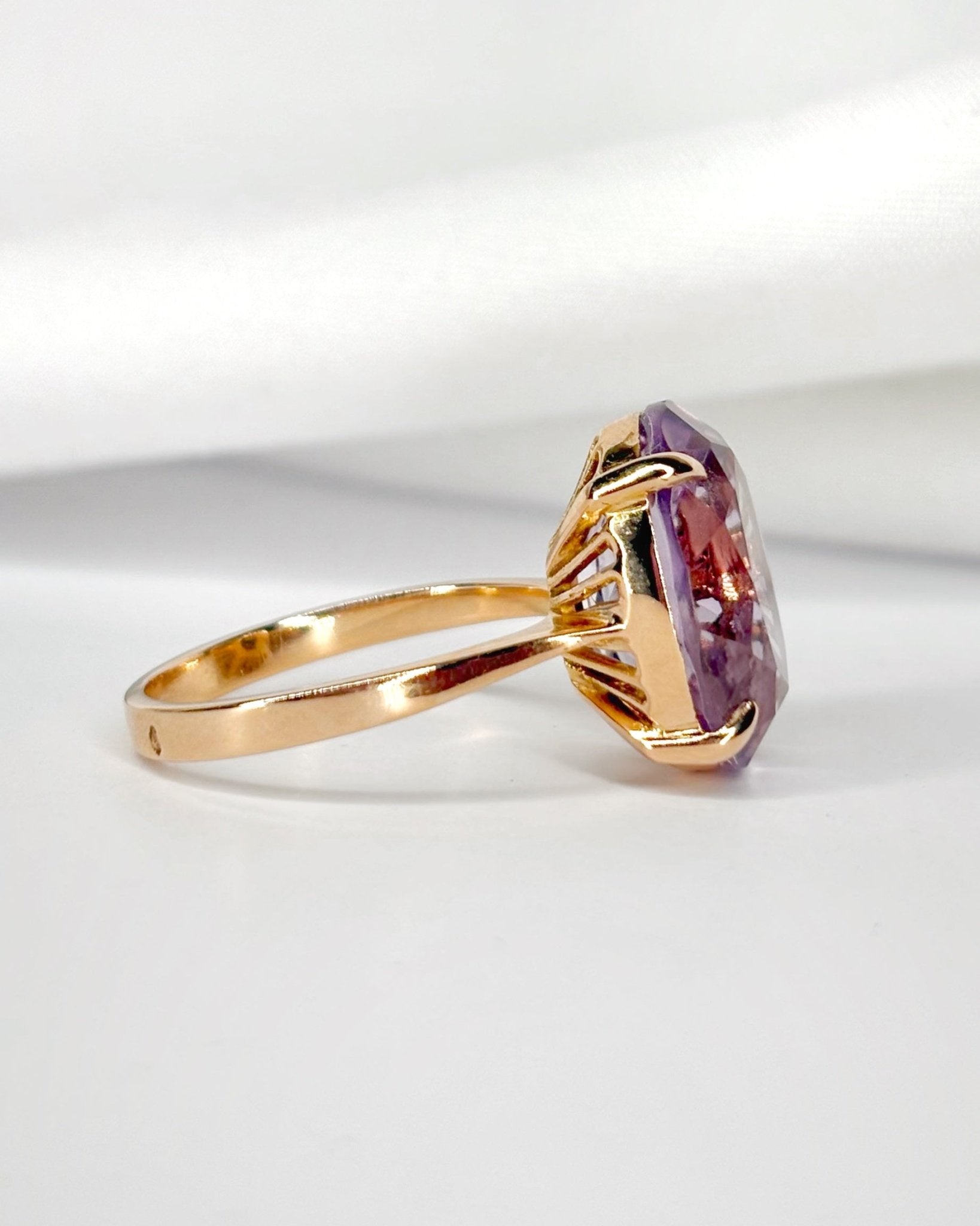 Bague Cocktail Améthyste 7.90 carats "Maëlle" - Elliade Paris