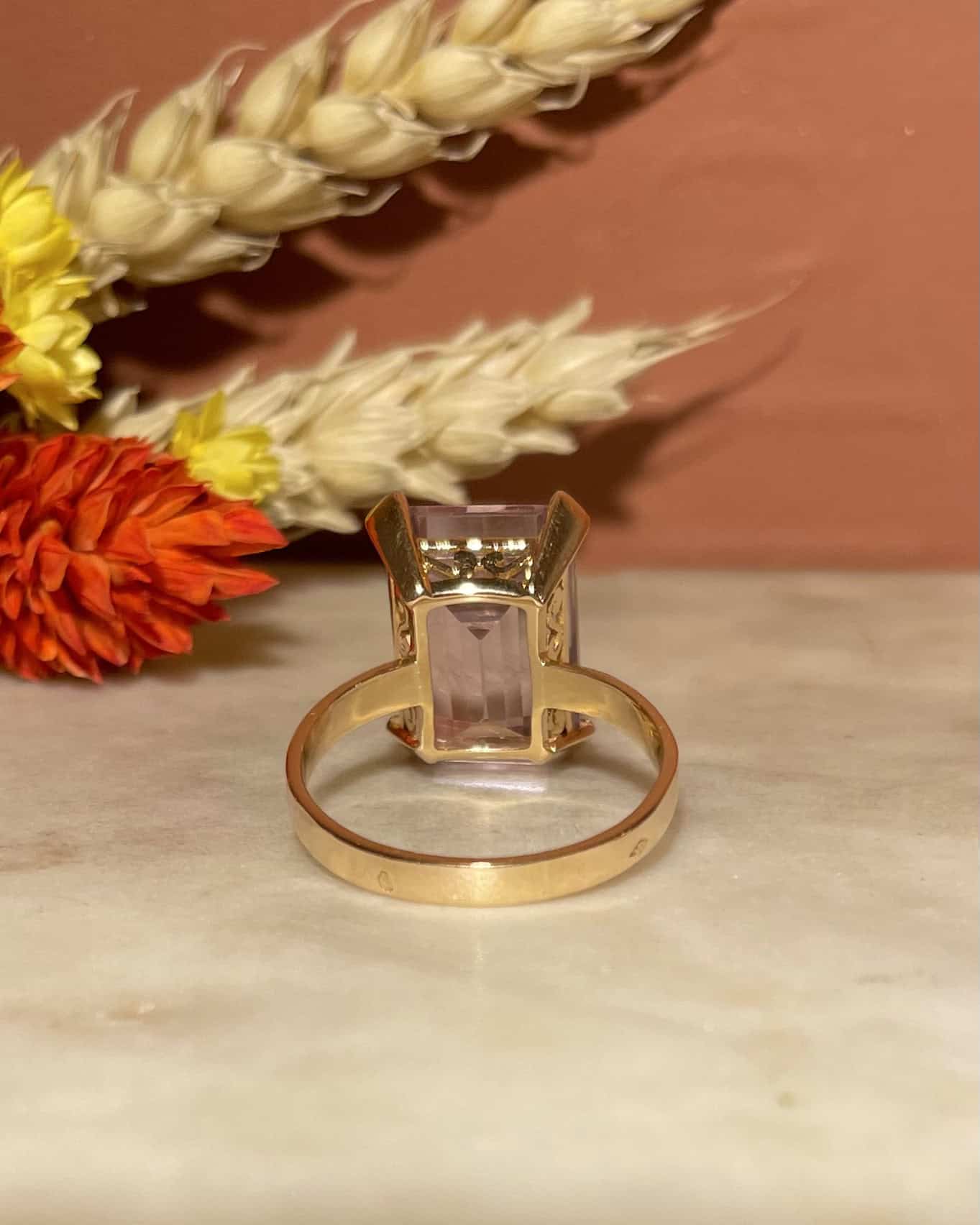 Bague Cocktail Améthyste 8.90 Carats "Yasmina" - Elliade Paris