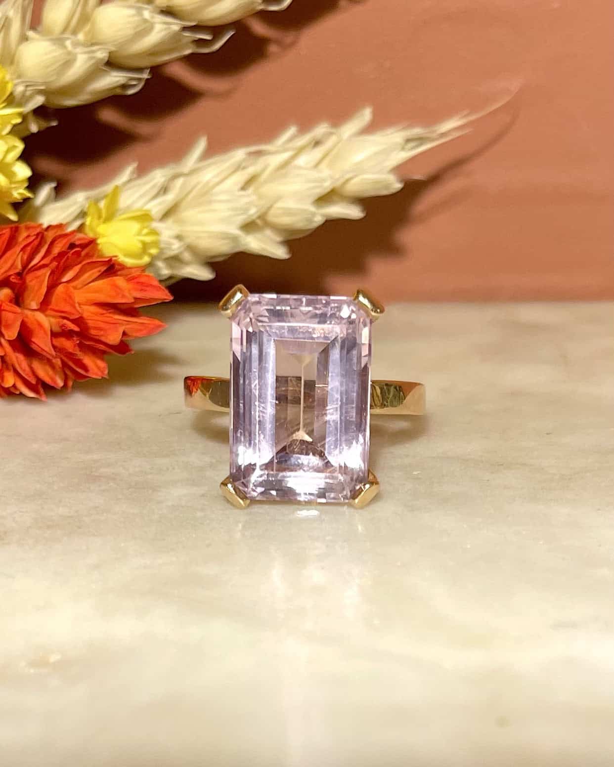 Bague Cocktail Améthyste 8.90 Carats "Yasmina" - Elliade Paris
