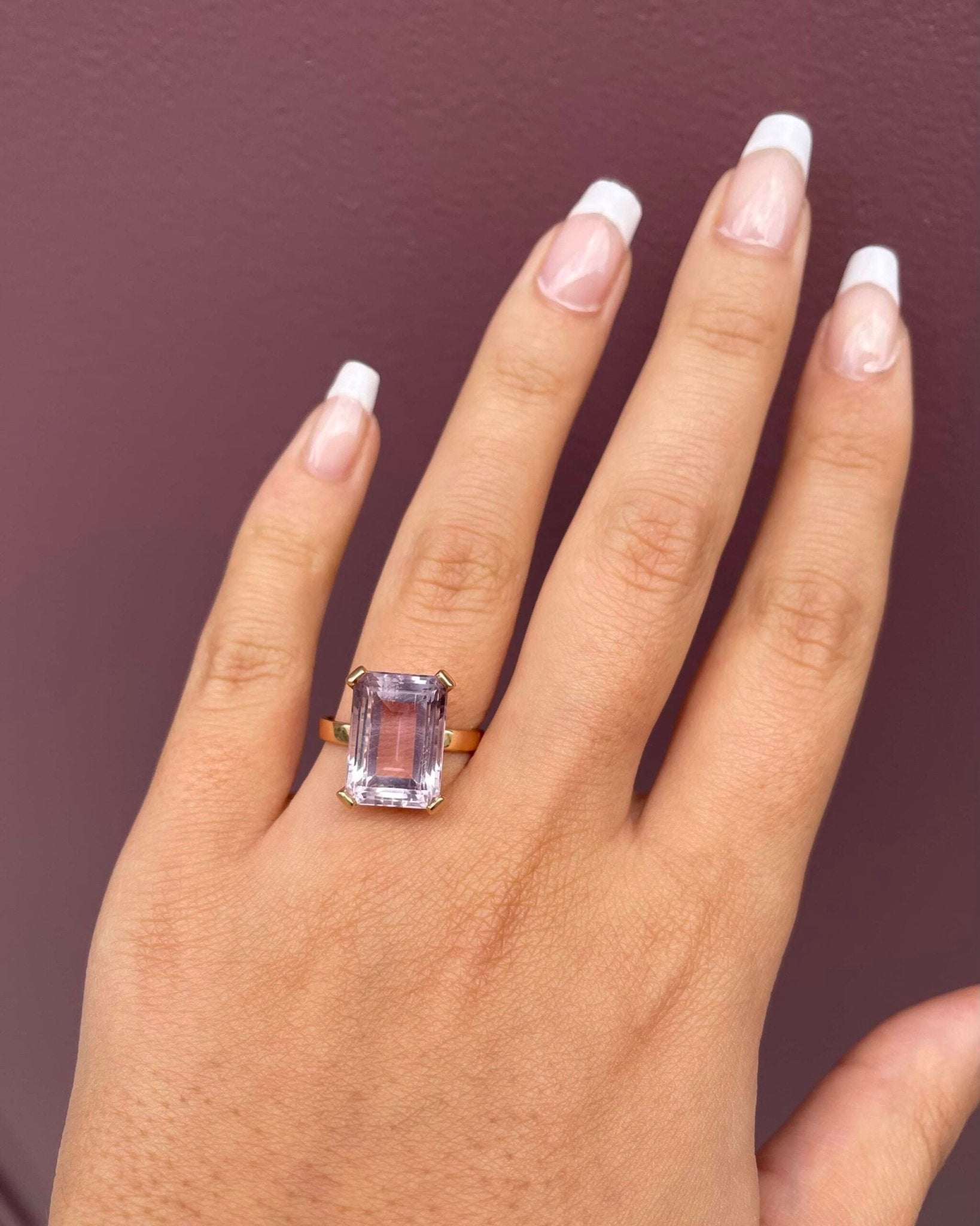 Bague Cocktail Améthyste 8.90 Carats "Yasmina" - Elliade Paris