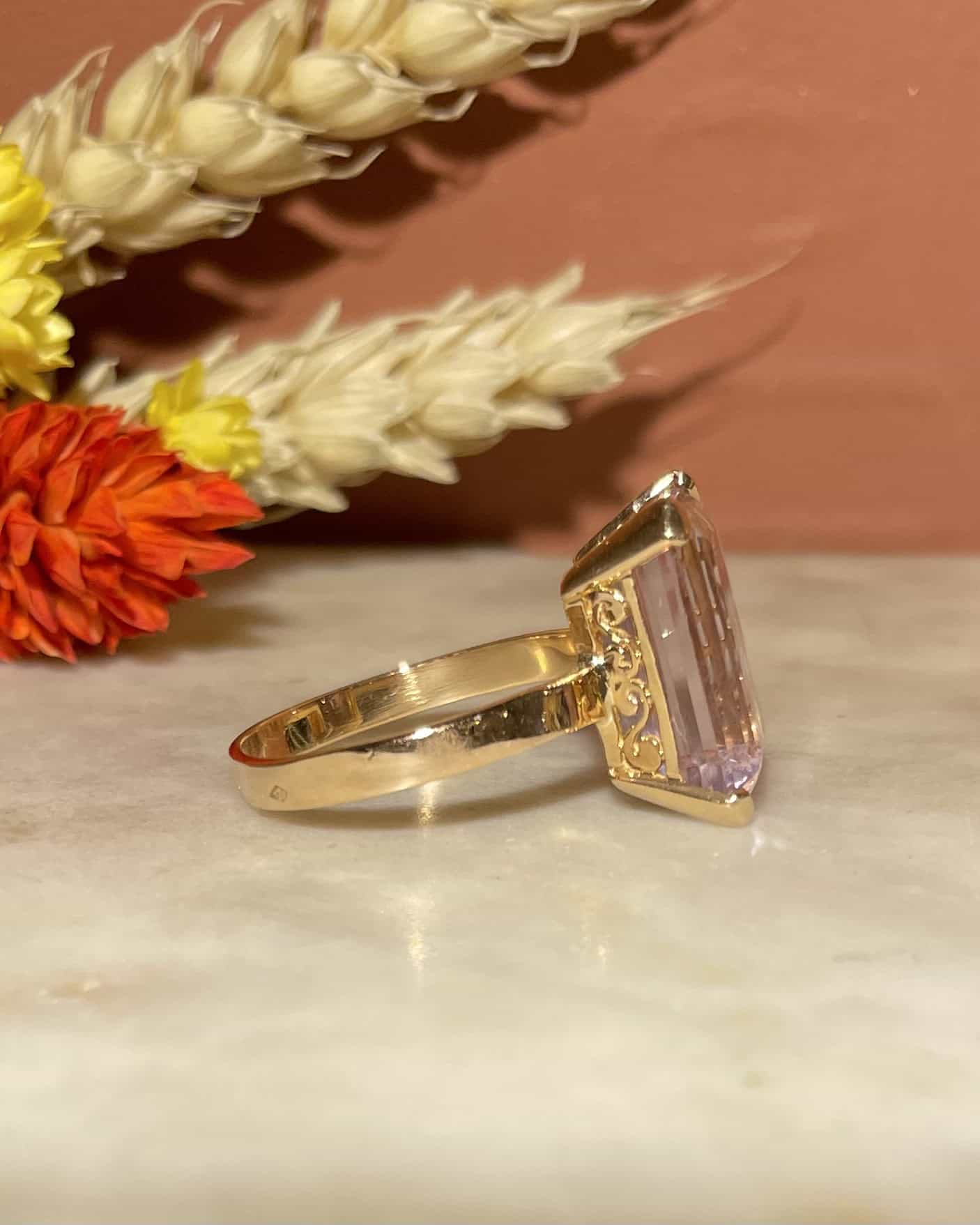 Bague Cocktail Améthyste 8.90 Carats "Yasmina" - Elliade Paris