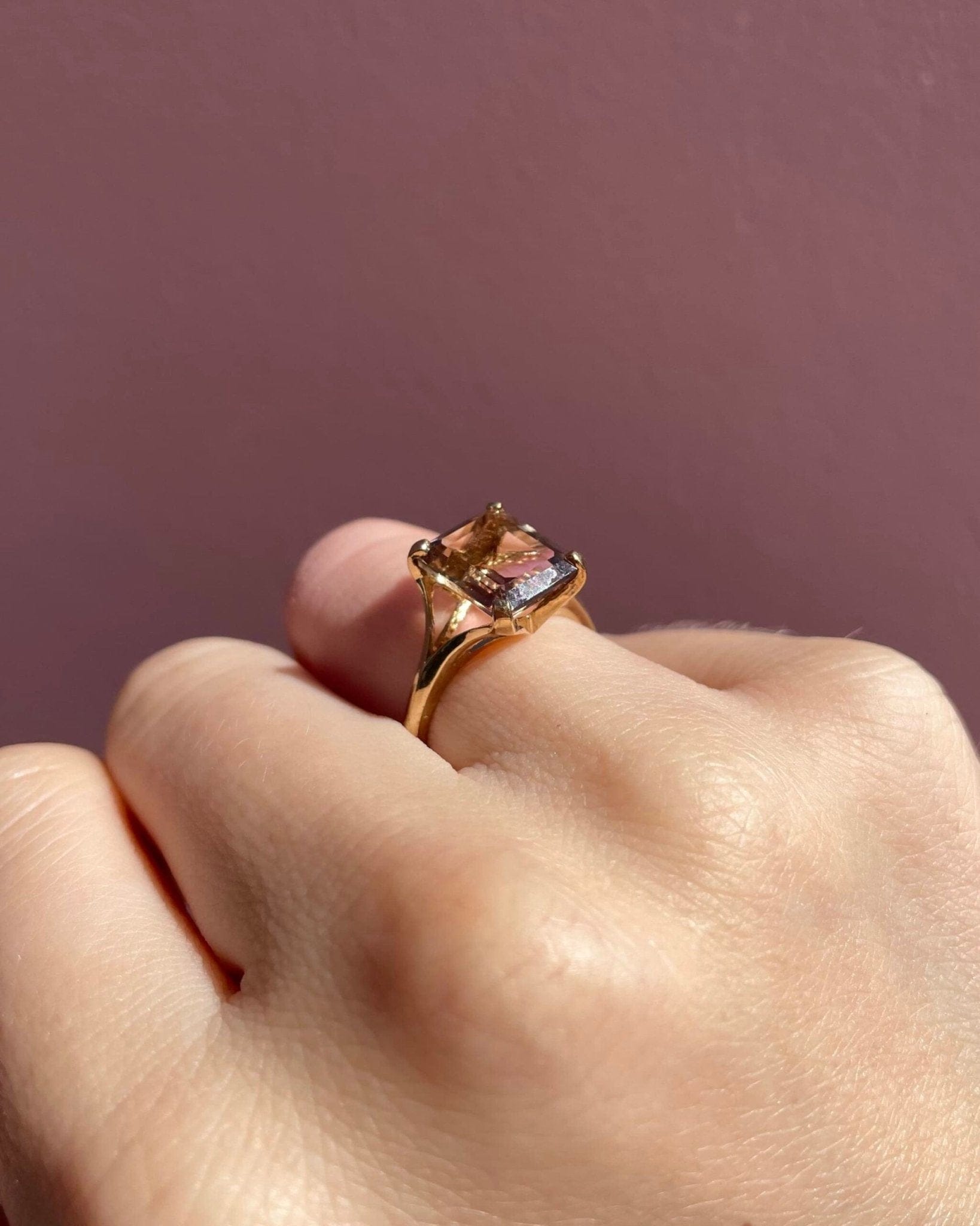 Bague Cocktail Ametrine 3.70 Carats "Serenity" - Elliade Paris